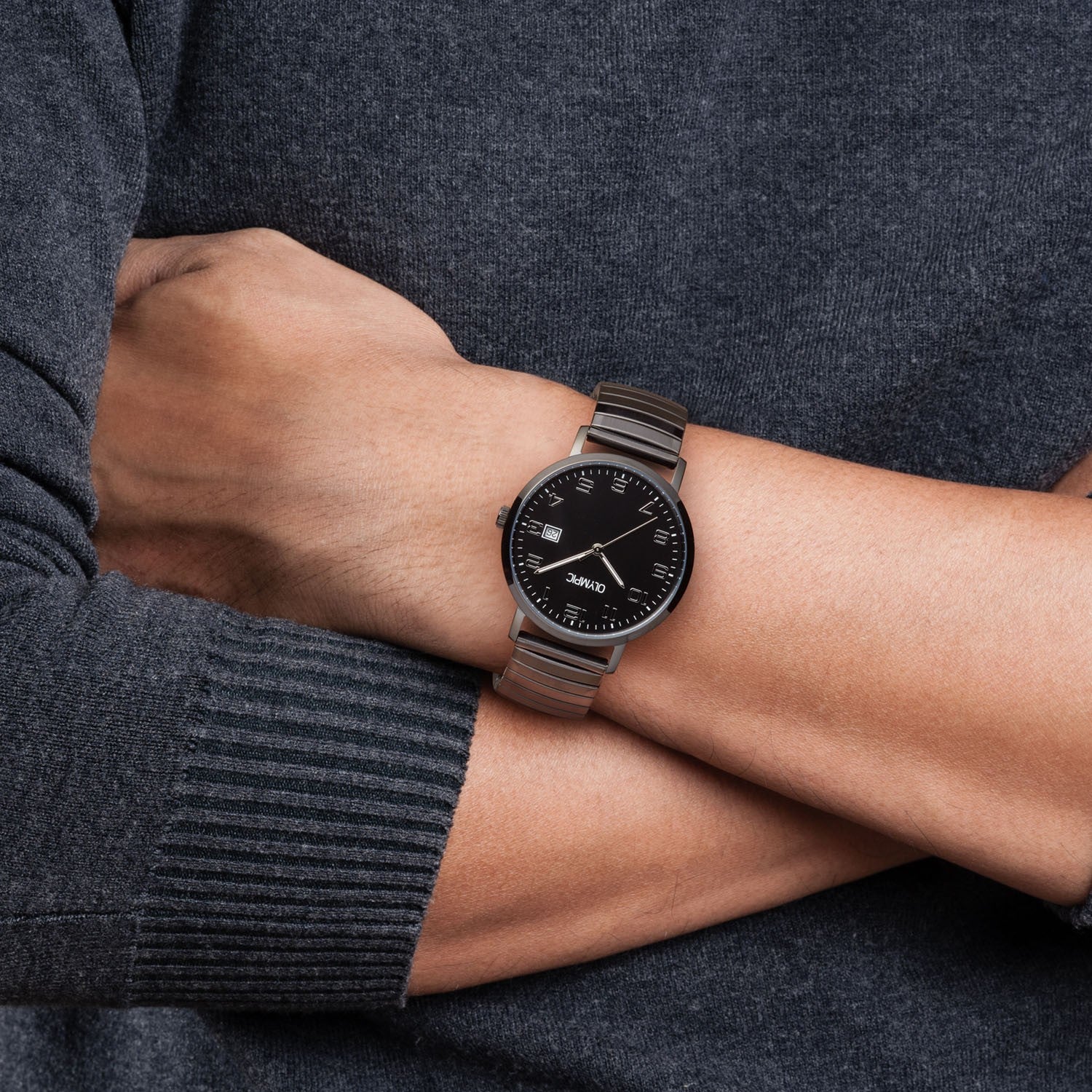 Olympic OL26HZZ001 Lucas Horloge Staal 37mm