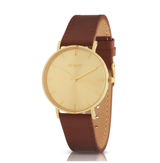 Olympic Horloge OL66DDL010 Bruin 36mm