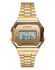 Olympic OL66HKS003 Digitaal Horloge Staal Goudkleurig - PansiteNederland.nl