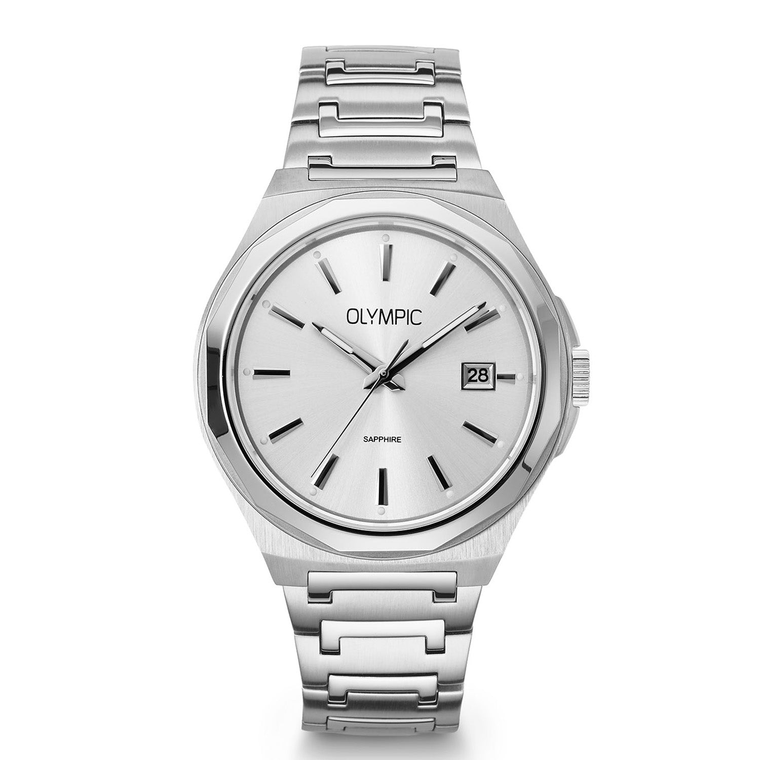 Olympic OL66HSS024 Momentum Horloge Heren Staal 44mm