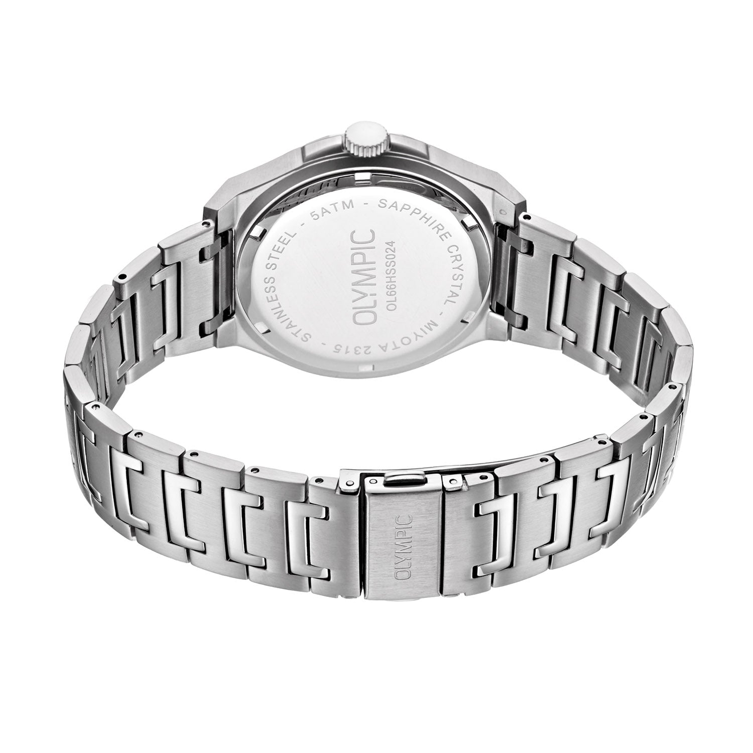 Olympic OL66HSS024 Momentum Horloge Heren Staal 44mm