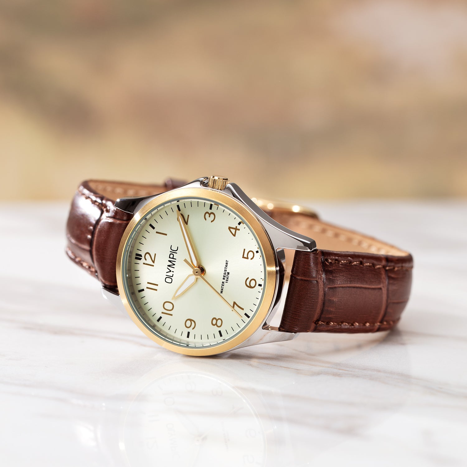 Olympic Horloge 29mm leer - OL72DSL048B