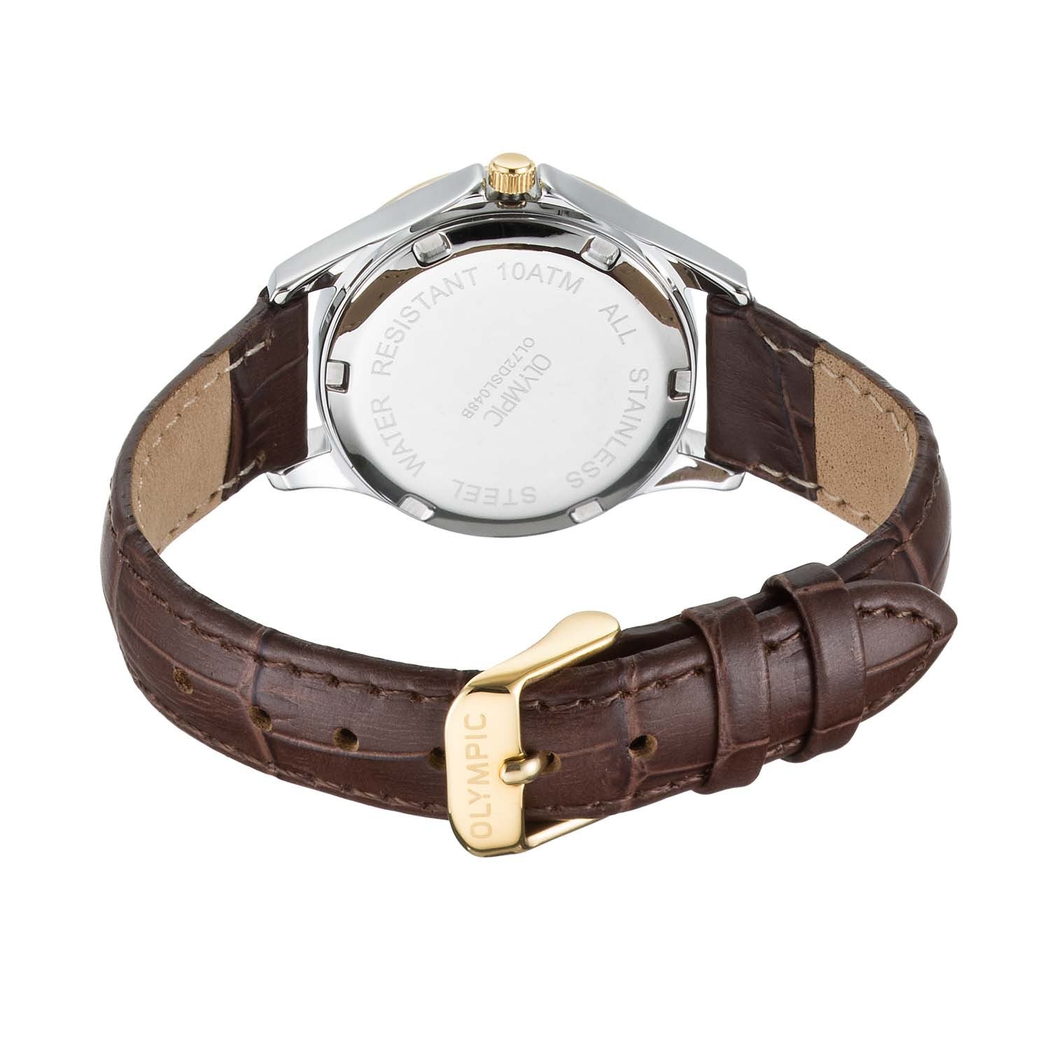 Olympic Horloge 29mm leer - OL72DSL048B