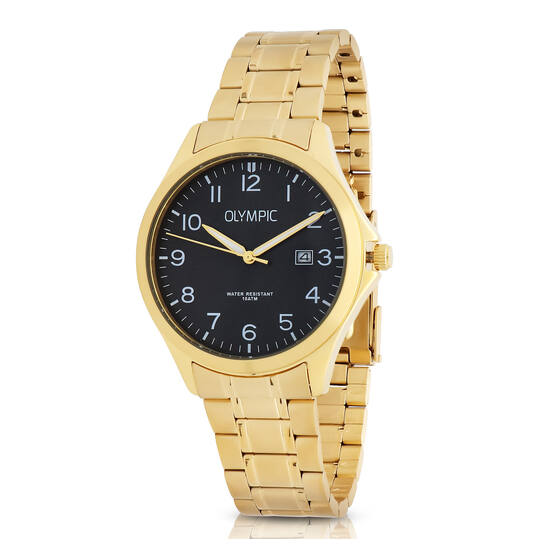 Olympic OL72HDD011 Horloge Heren Goudkleurig 40mm, exclusief en kwalitatief hoogwaardig. Ontdek nu!