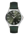 Olympic Danny Horloge Heren Groen Leer Groen 40mm OL72HSL082