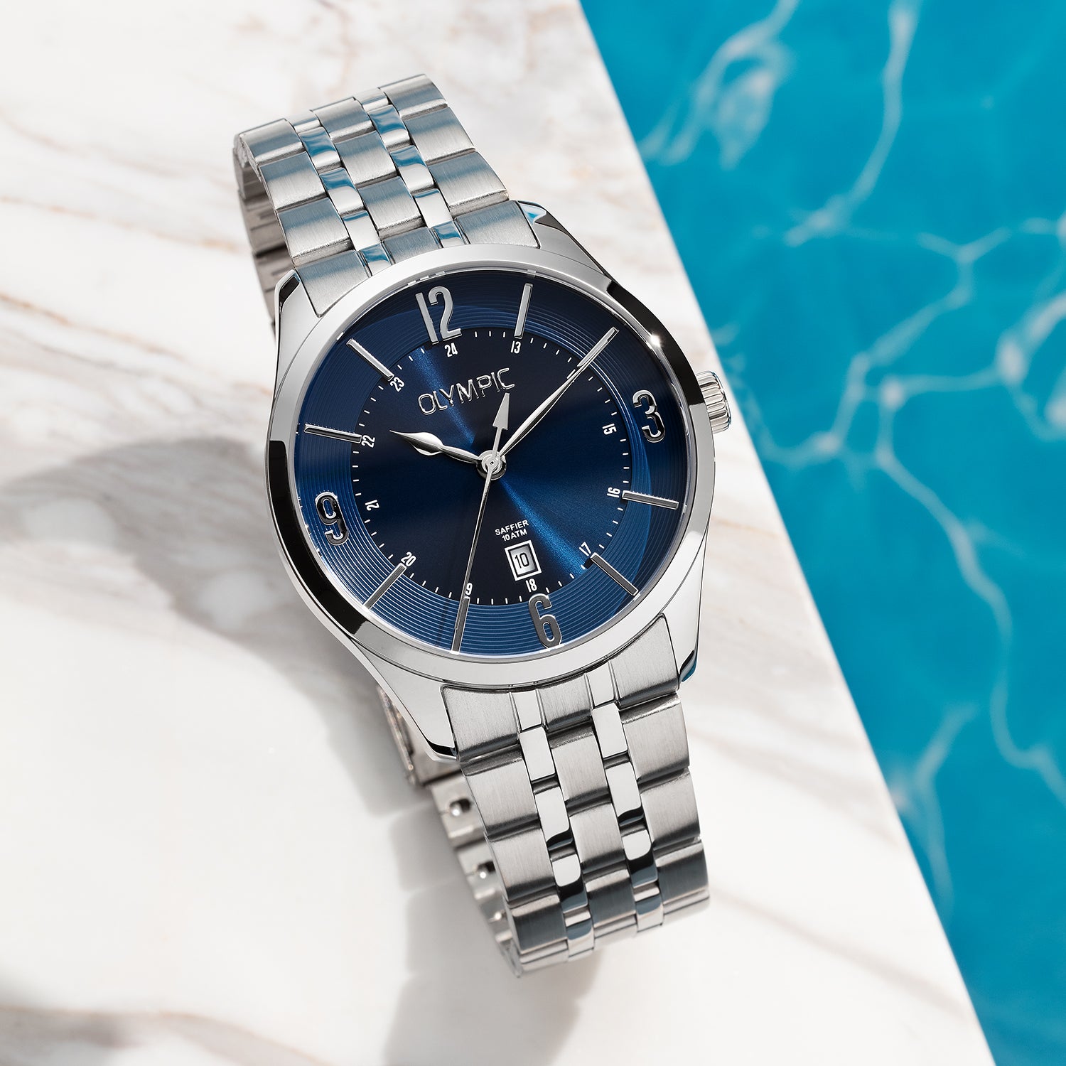Olympic JURGEN Blauw Horloge - OL72HSS394