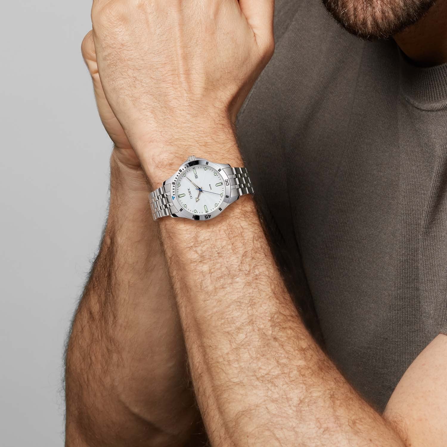 Olympic OL72HSS407 Quinn Horloge Staal 41mm