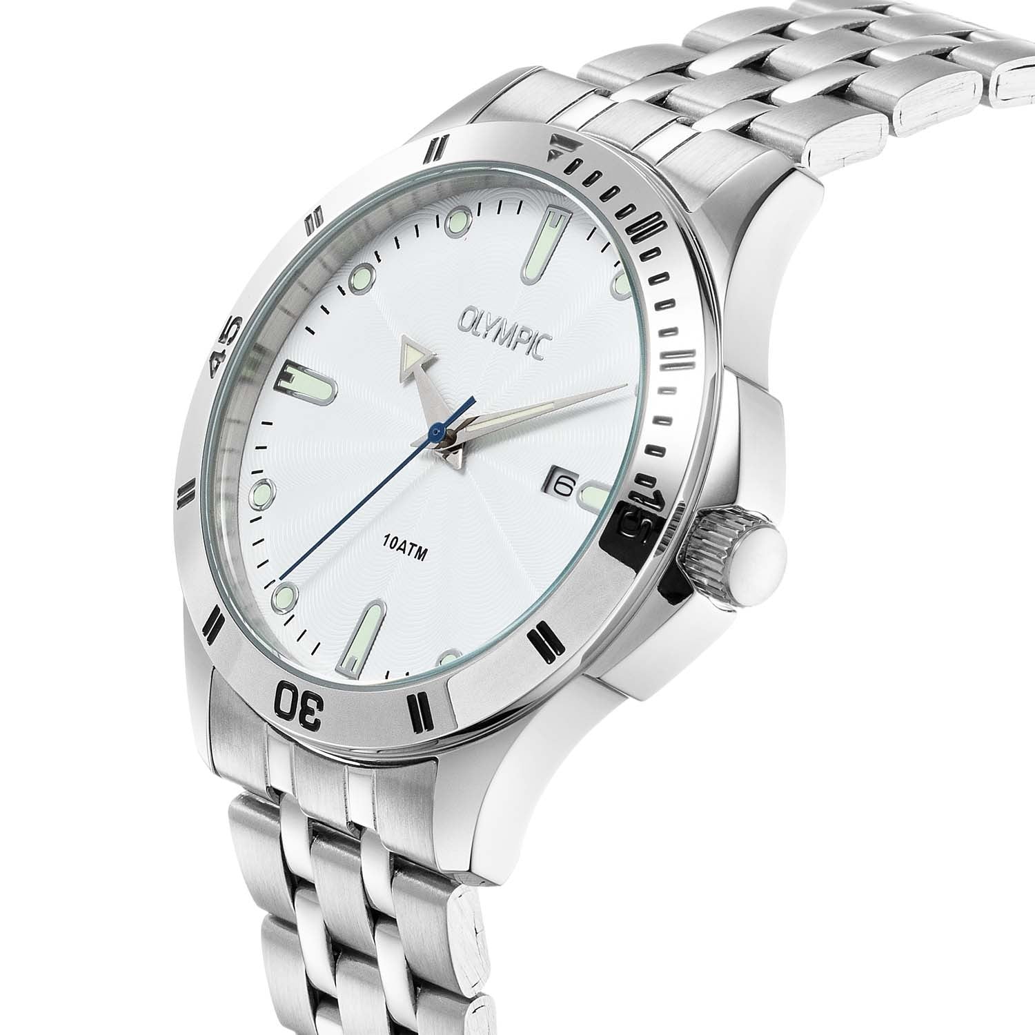 Olympic OL72HSS407 Quinn Horloge Staal 41mm