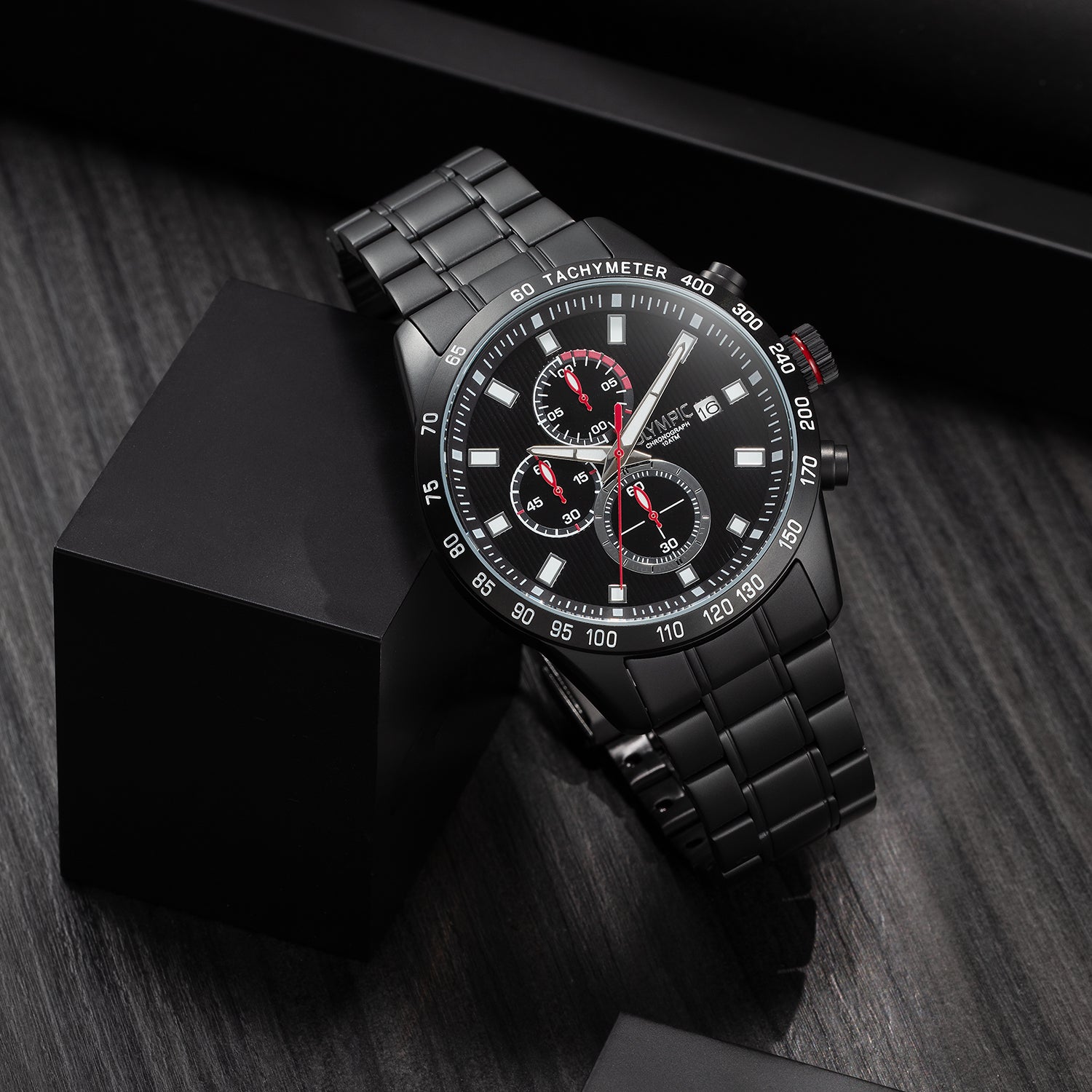 Olympic Horloge MAX zwart - OL72HZZ003