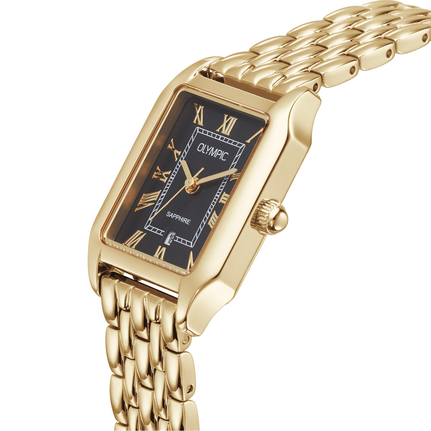 Olympic OL73DDD001 Nostalgia Horloge Dames Staal 23x33mm