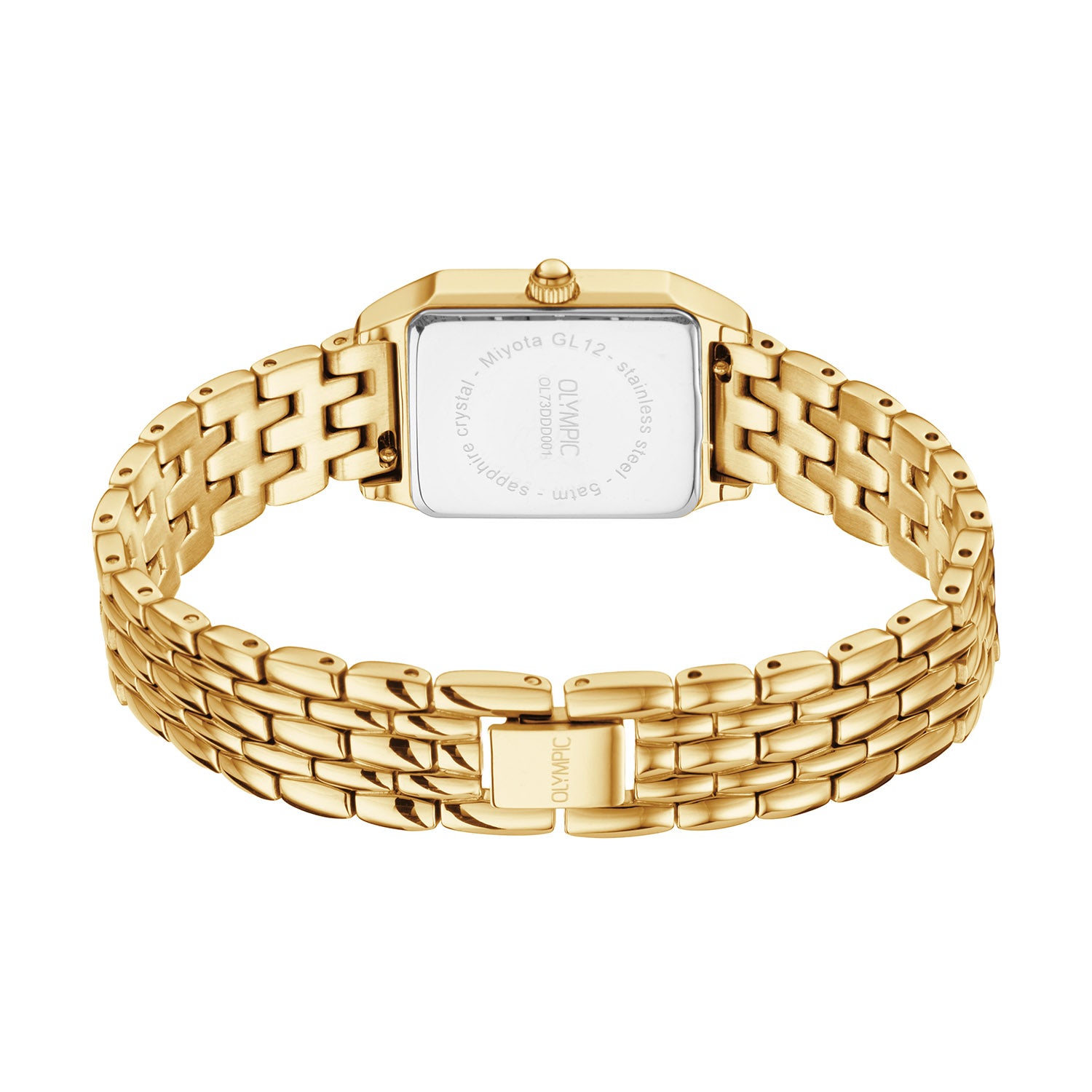 Olympic OL73DDD001 Nostalgia Horloge Dames Staal 23x33mm