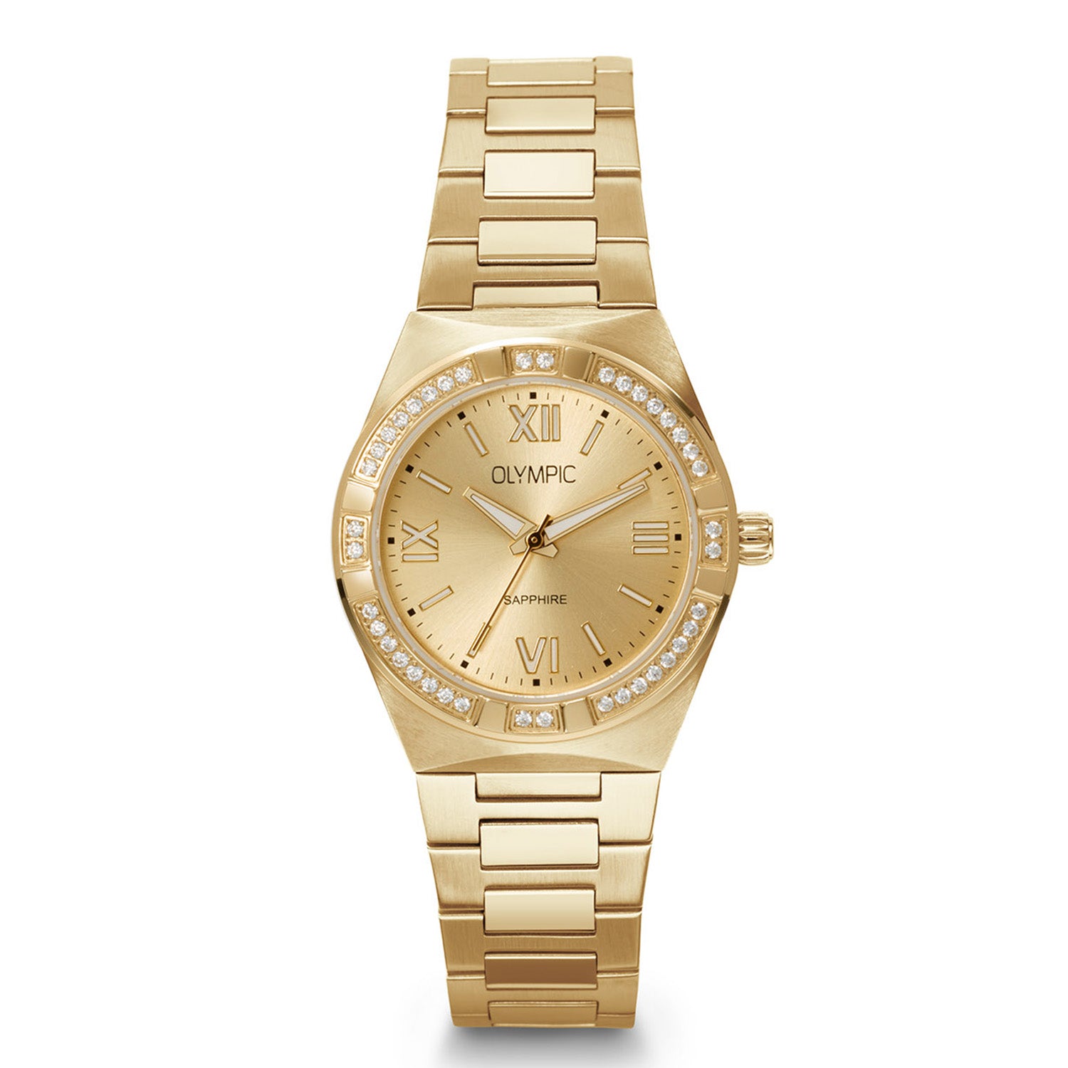 Olympic OL73DDD002 Shine Horloge Dames Staal 29mm