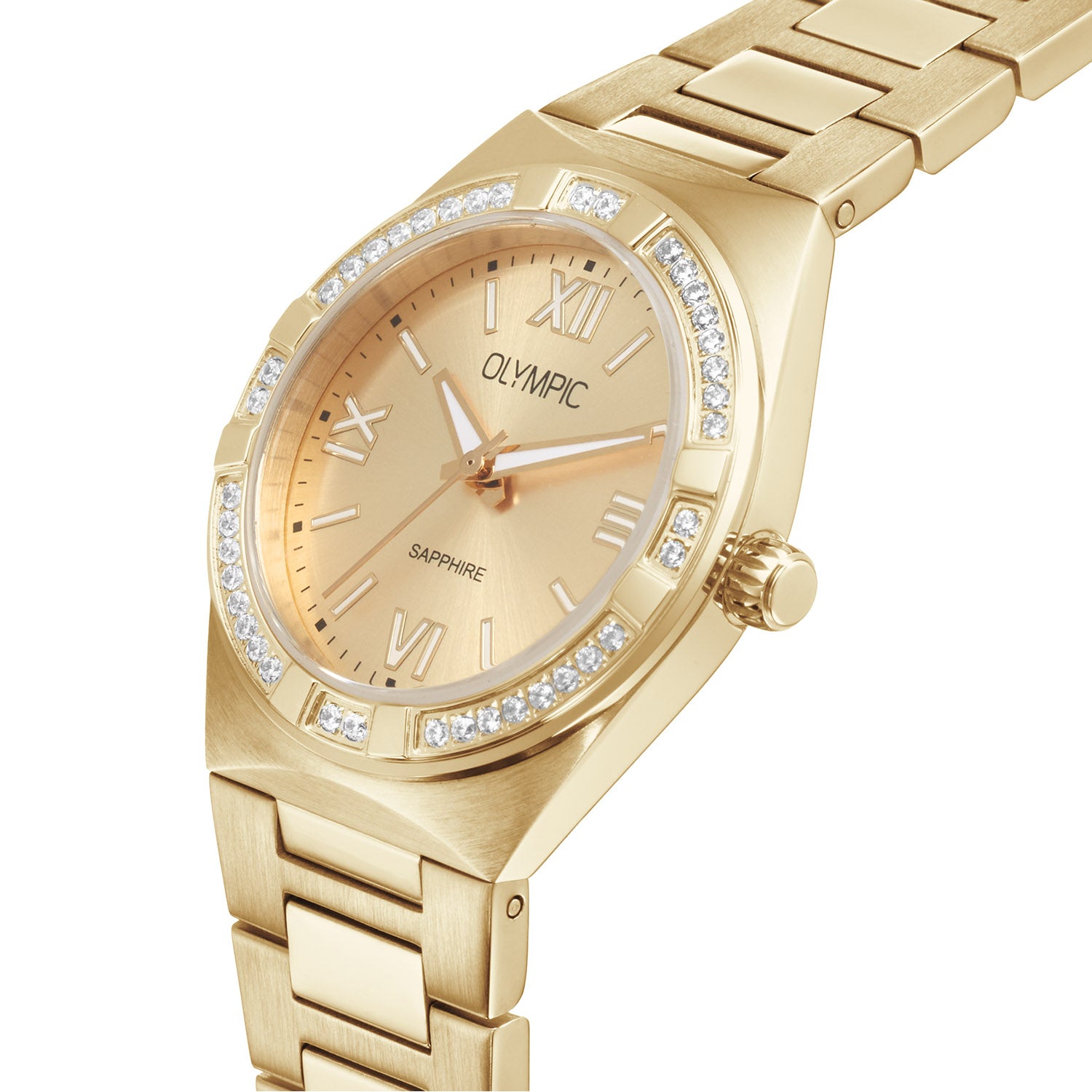 Olympic OL73DDD002 Shine Horloge Dames Staal 29mm