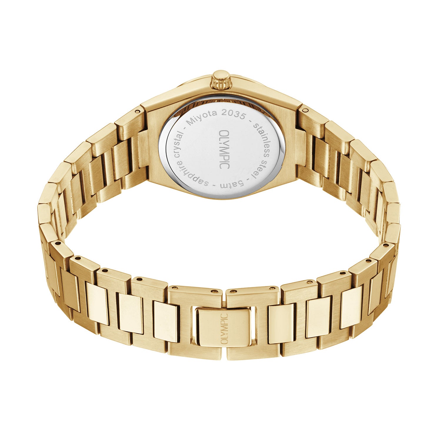 Olympic OL73DDD002 Shine Horloge Dames Staal 29mm