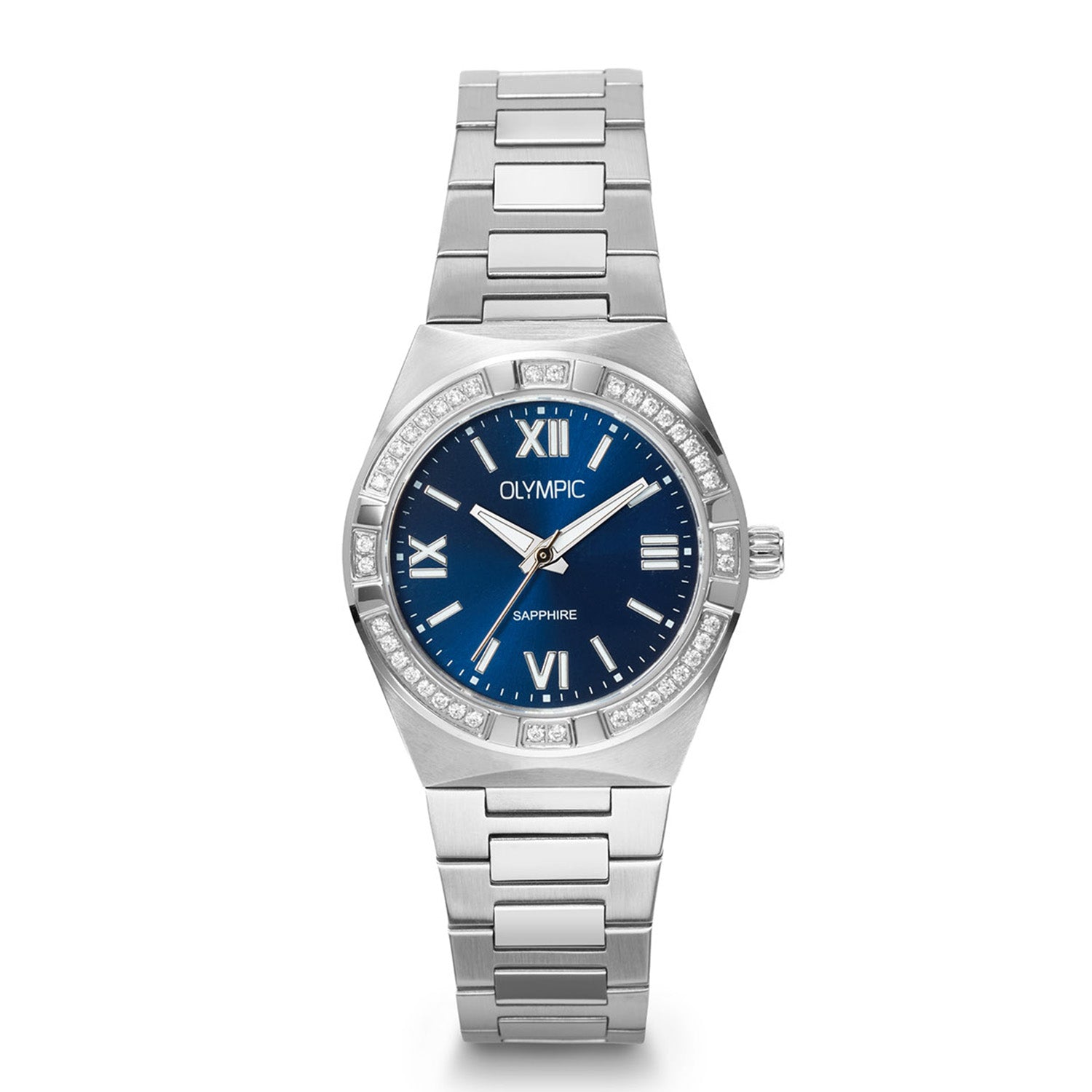 Olympic OL73DDS004 Shine Horloge Dames Staal 29mm