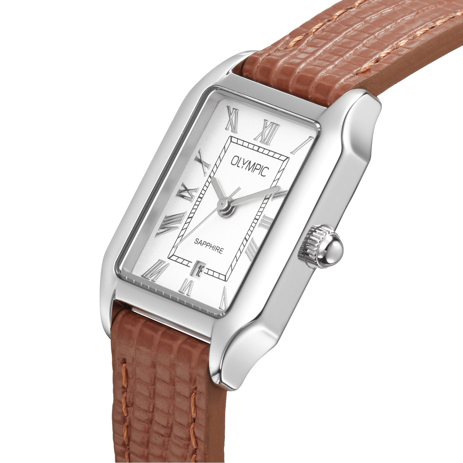 Olympic OL73DSL001 Nostalgia Horloge Dames Staal 23x33mm