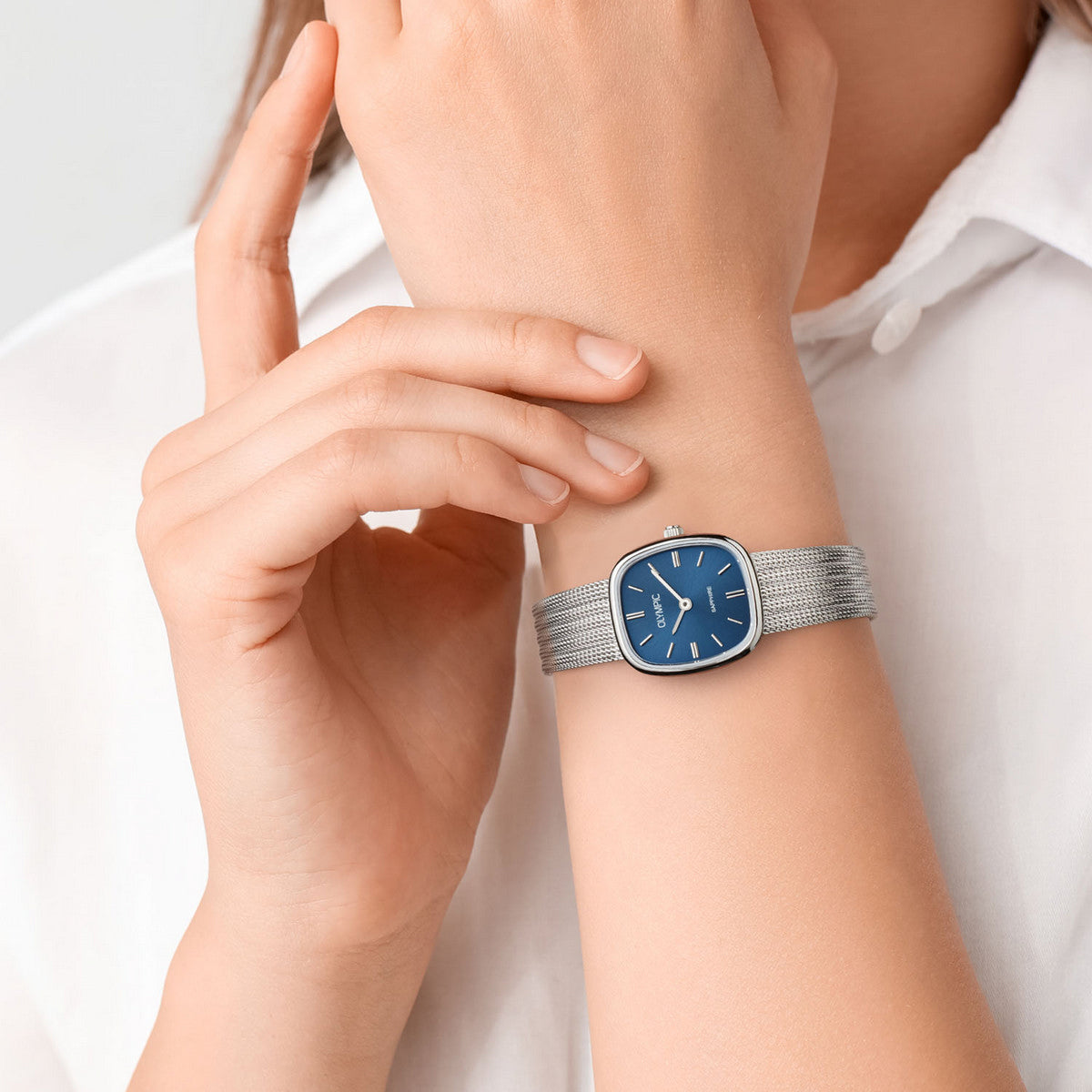 Olympic Horloge RetroChic blauw - OL73DSS002
