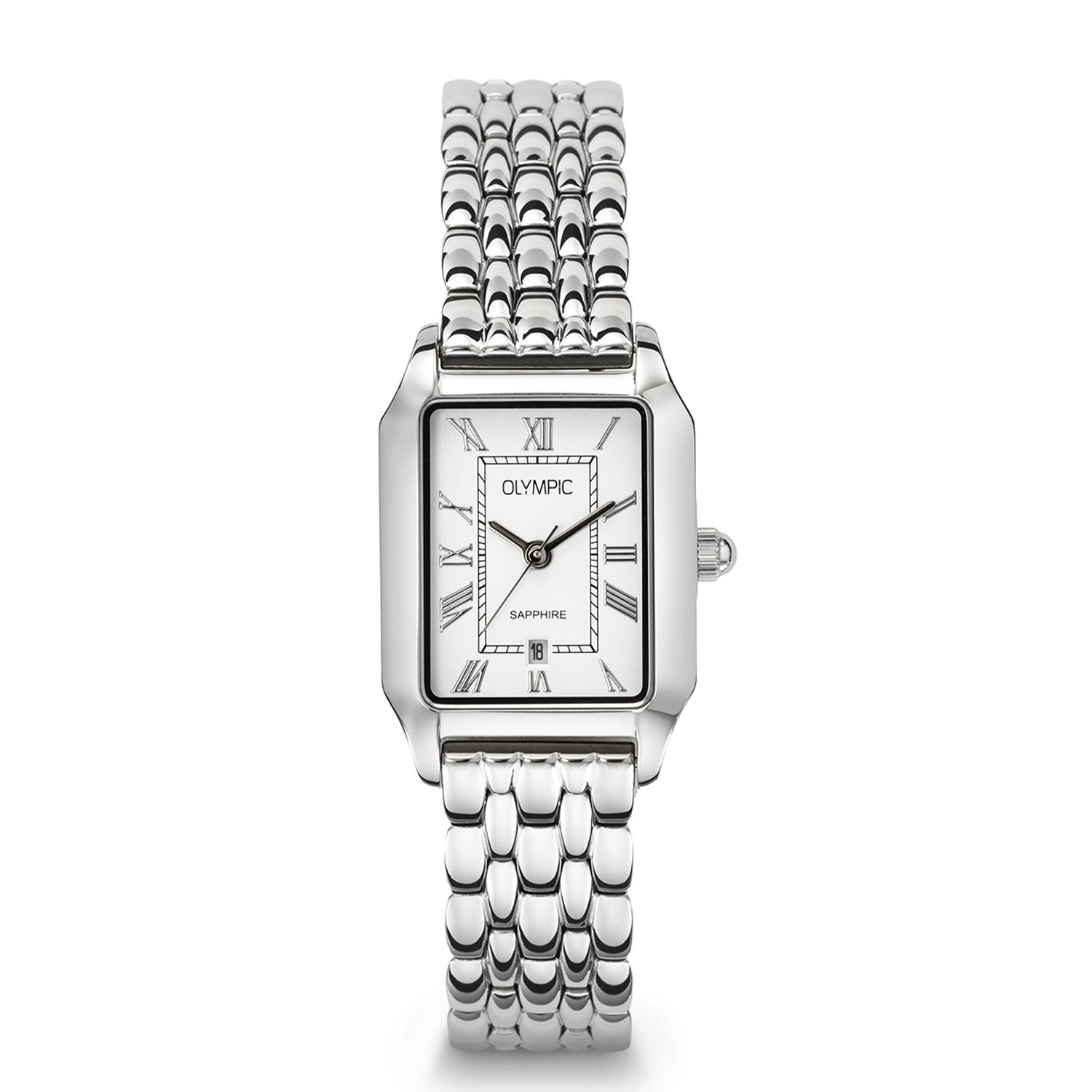 Olympic OL73DSS003 Nostalgia Horloge Dames Staal 23x33mm