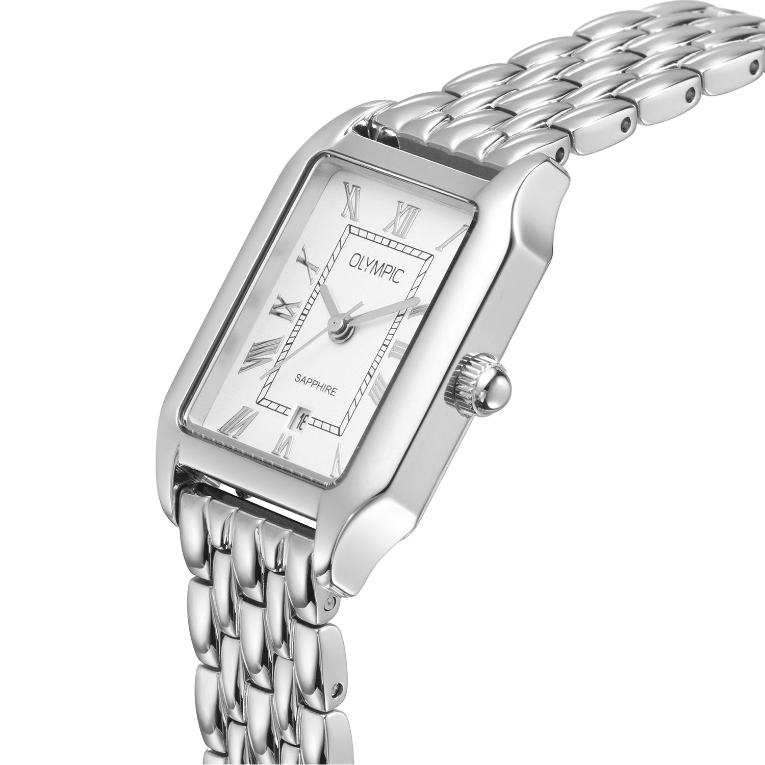 Olympic OL73DSS003 Nostalgia Horloge Dames Staal 23x33mm