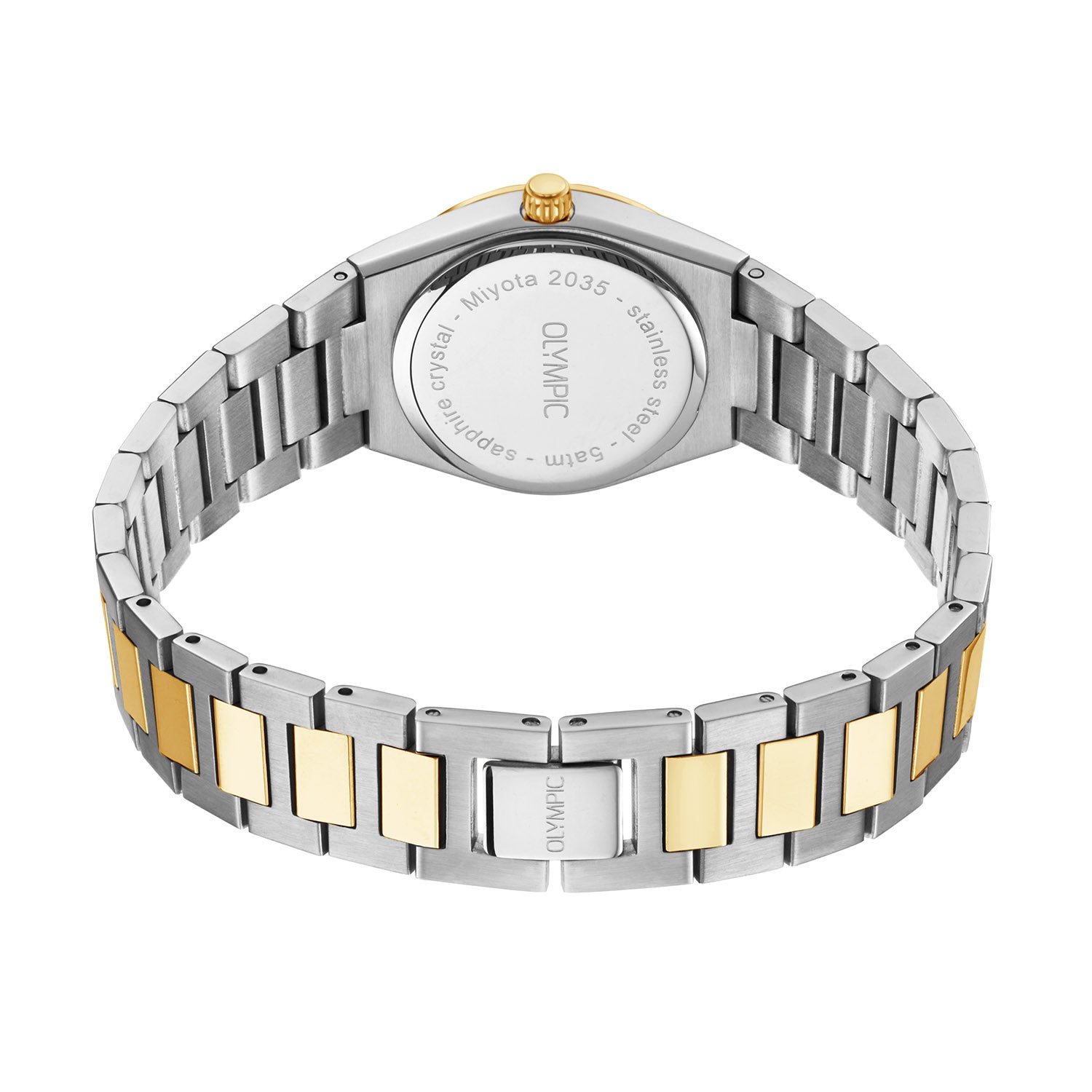 Olympic OL73DSS006B Shine Horloge Dames Staal 29mm