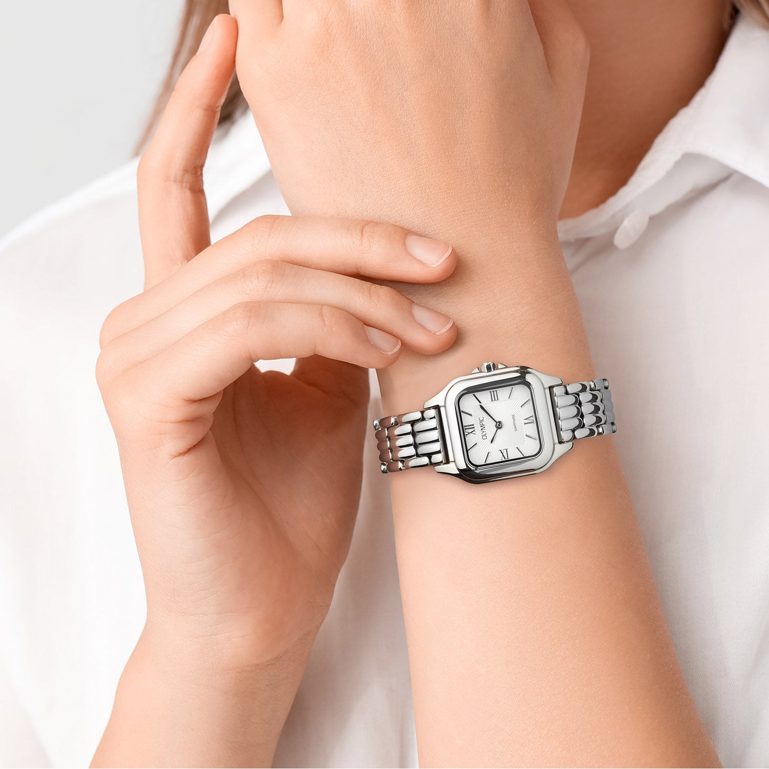 Olympic OL73DSS007 Radiant Horloge Dames Staal 26mm