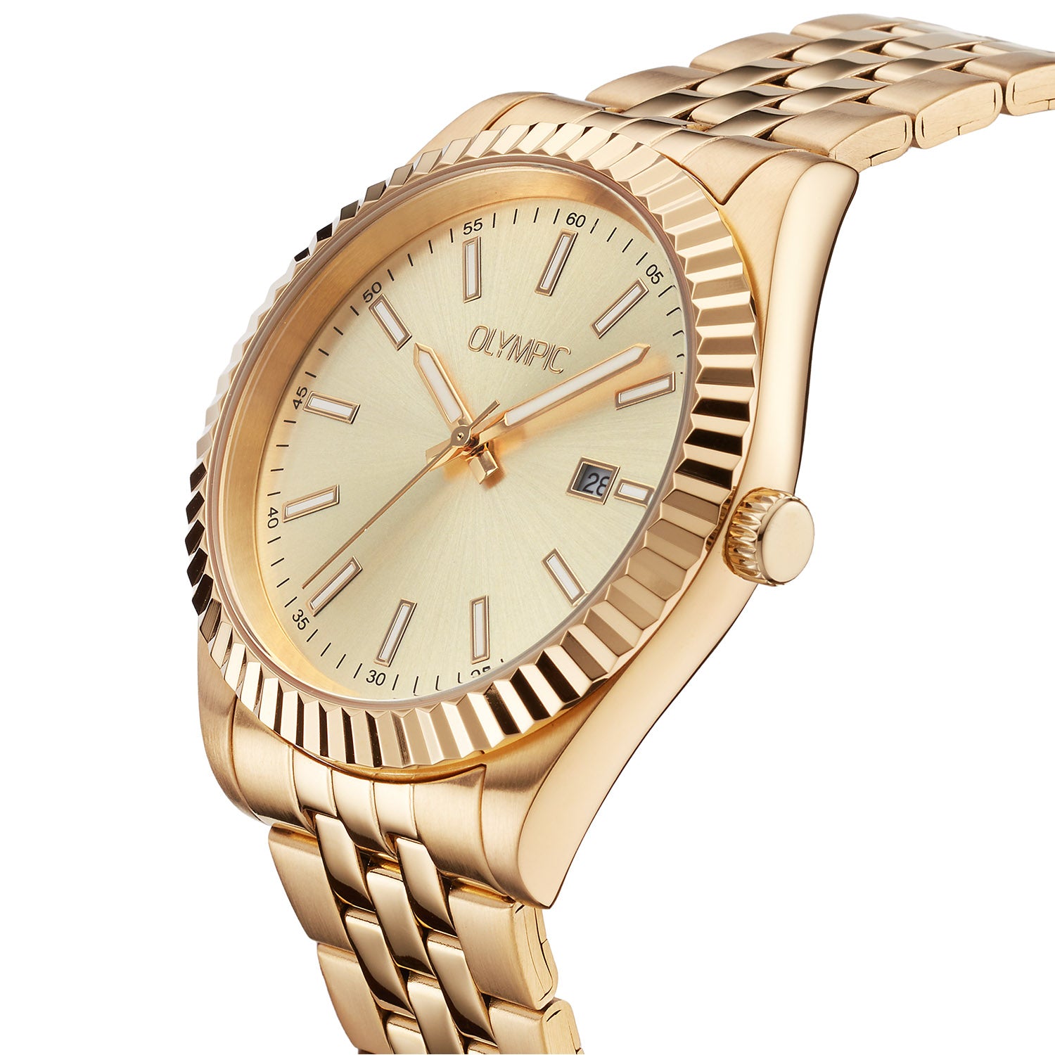 Olympic OL75HDD002 Novi Horloge Heren Staal 40mm