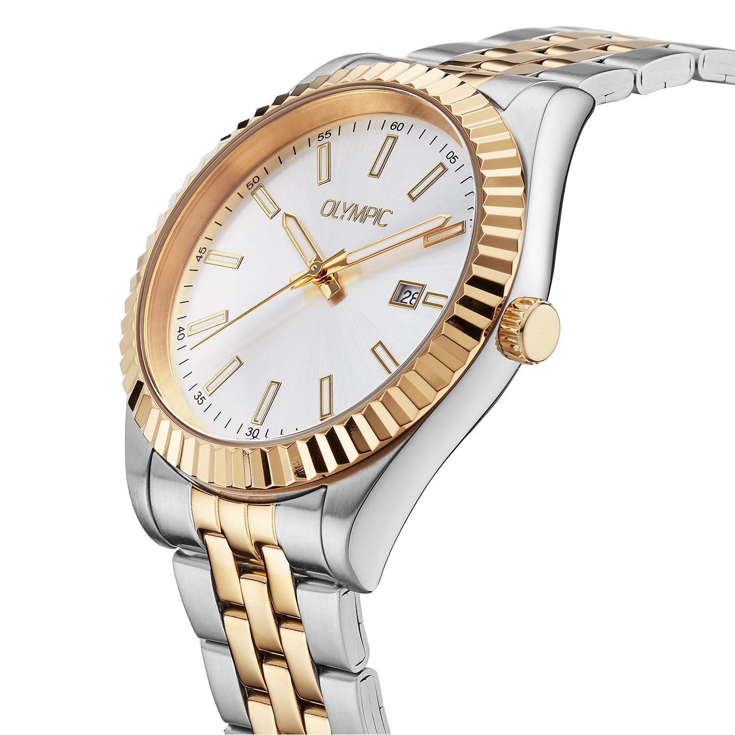 Olympic OL75HSD001B Novi Horloge Heren Staal 40mm