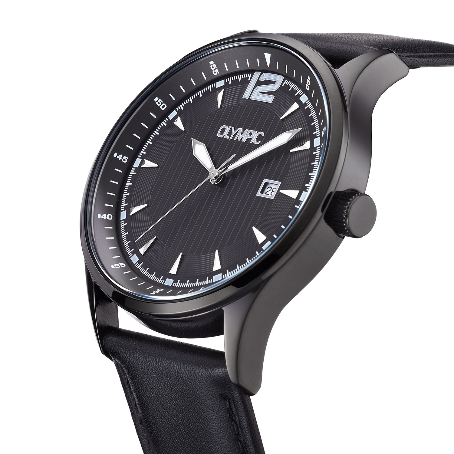 Olympic OL75HZL001 Senne Horloge Heren Staal 43mm