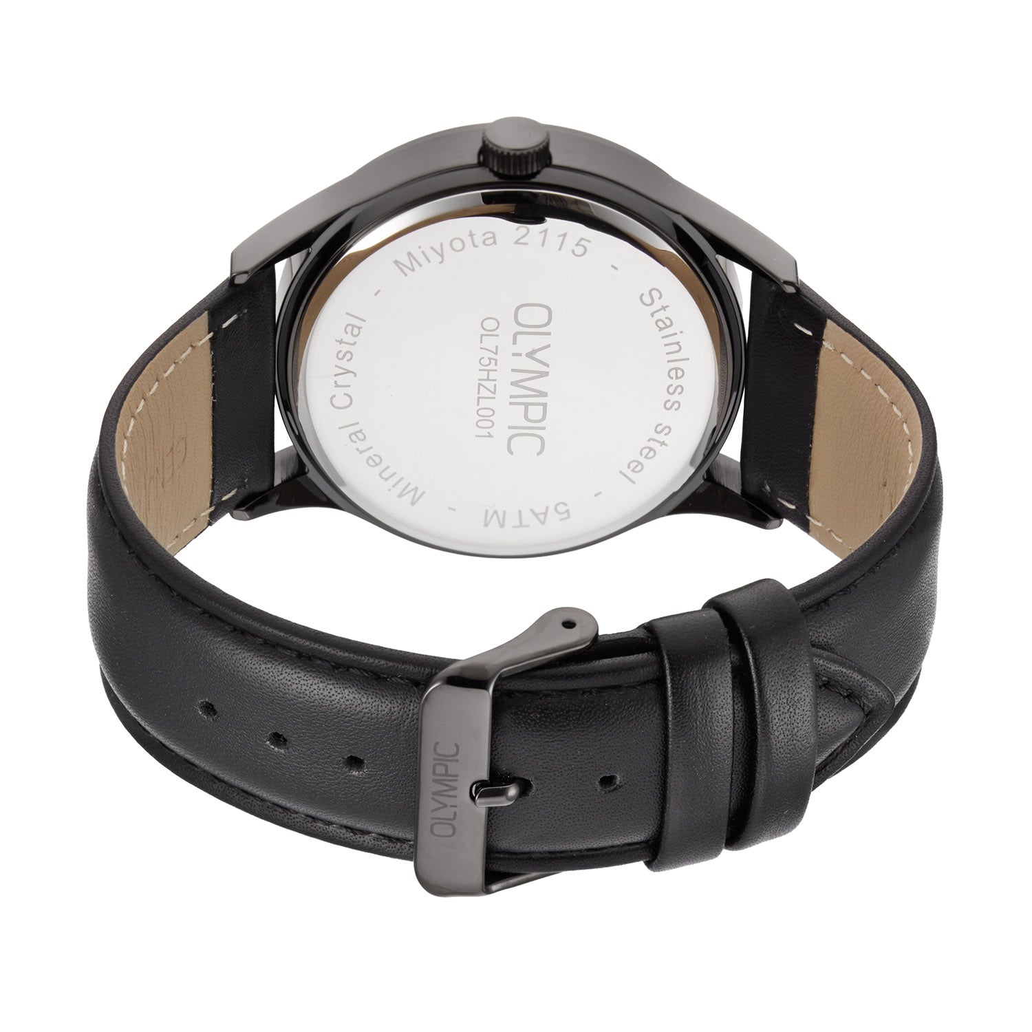 Olympic OL75HZL001 Senne Horloge Heren Staal 43mm