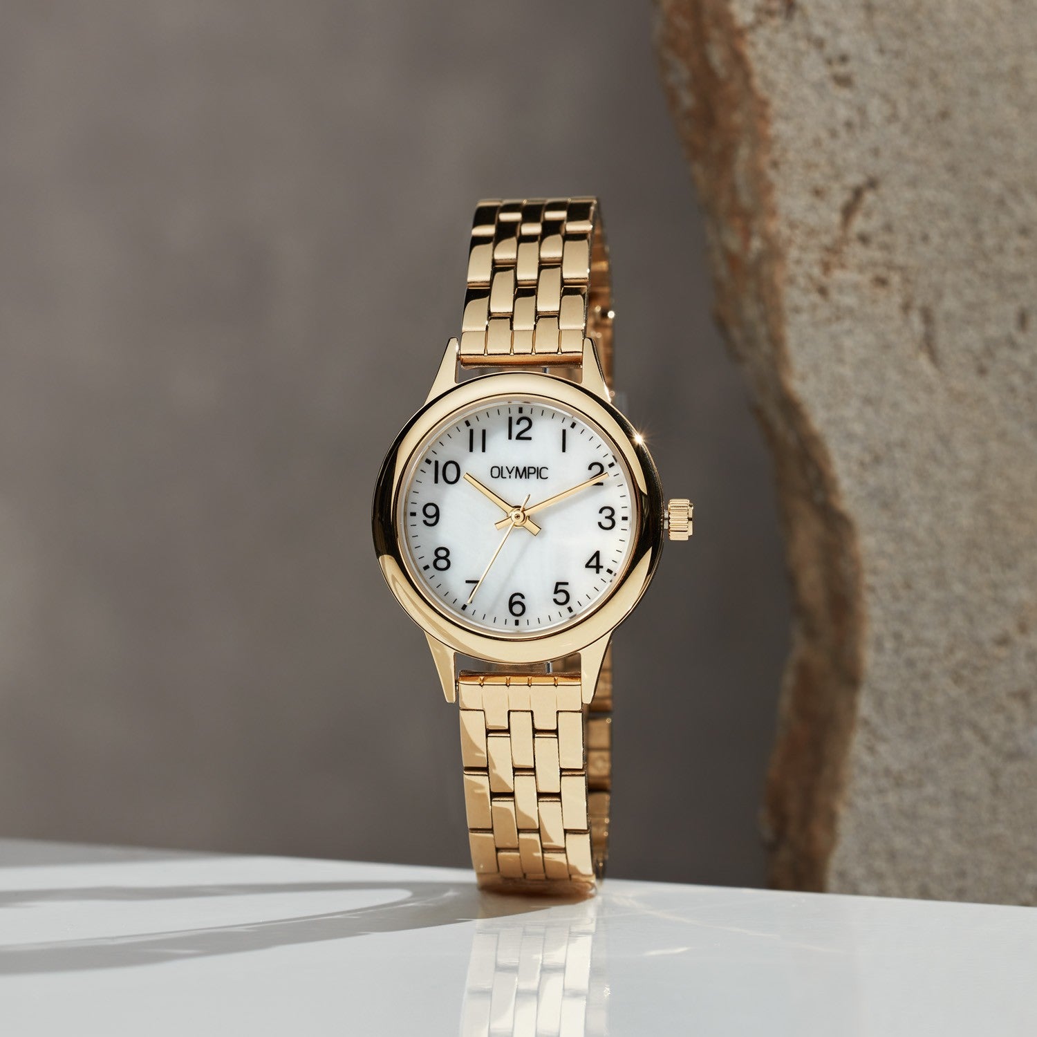 Olympic OL80DDD001 Yara Horloge Staal 28mm