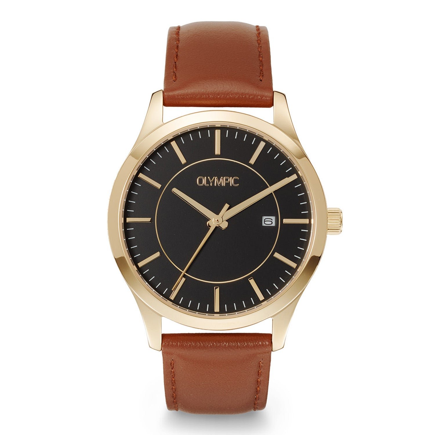 Olympic OL80HDL001 Damian Horloge Heren Staal 40mm