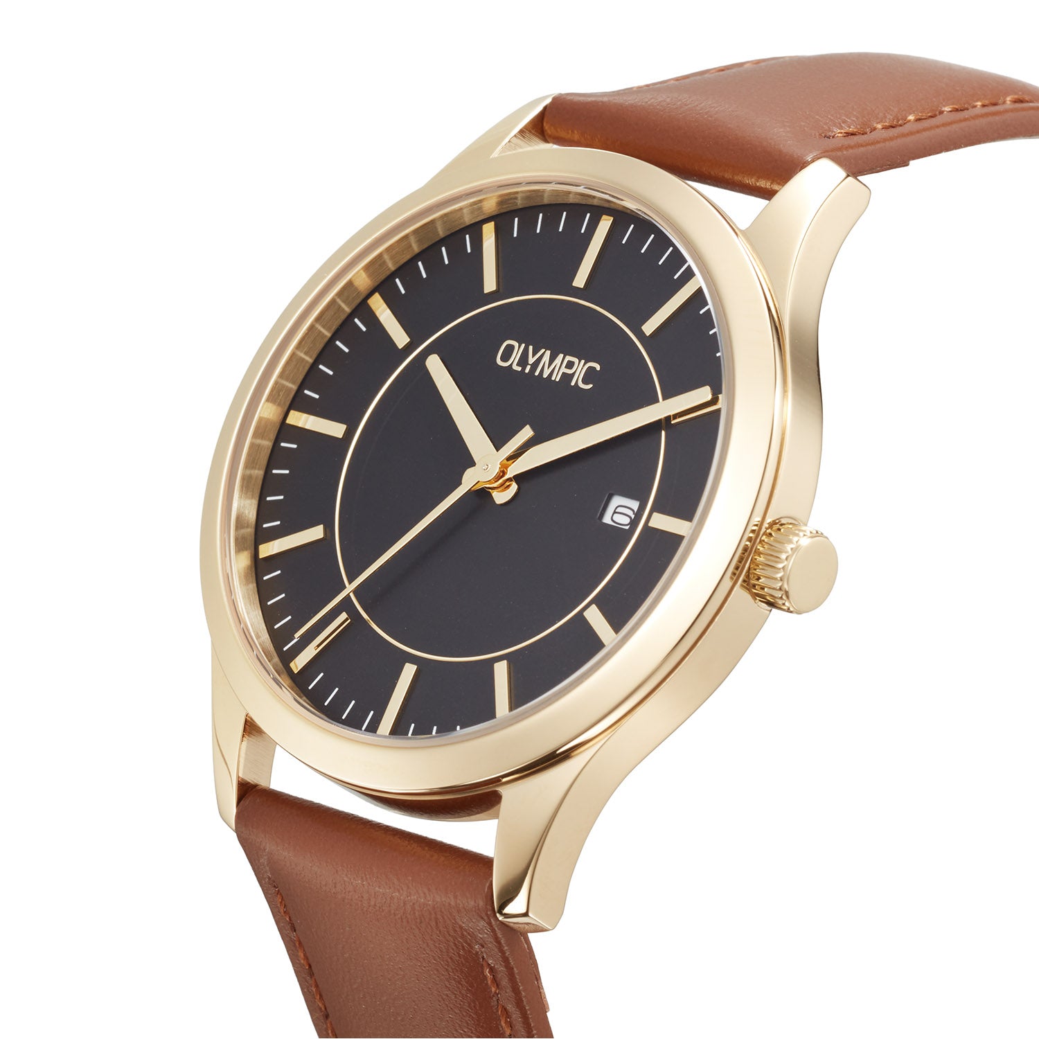 Olympic OL80HDL001 Damian Horloge Heren Staal 40mm