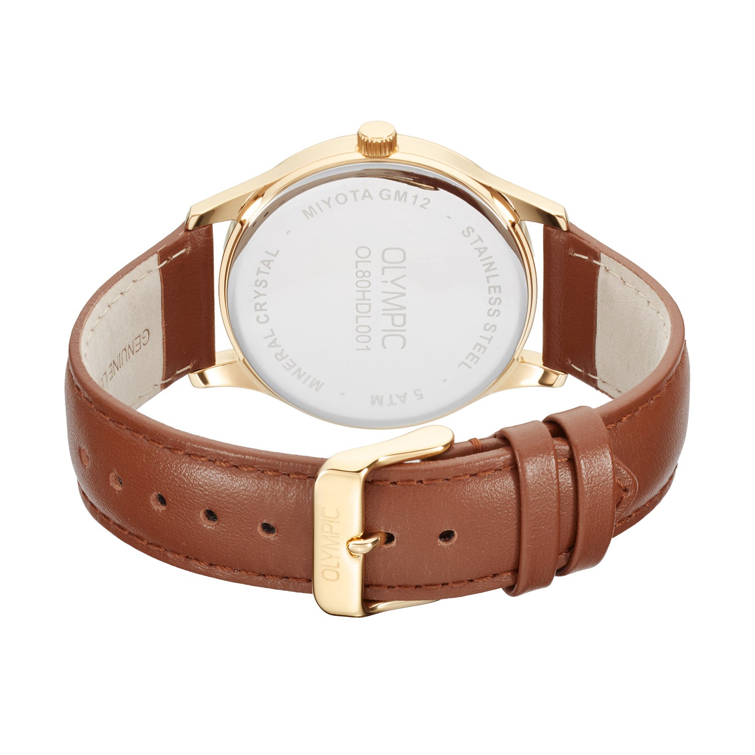 Olympic OL80HDL001 Damian Horloge Heren Staal 40mm