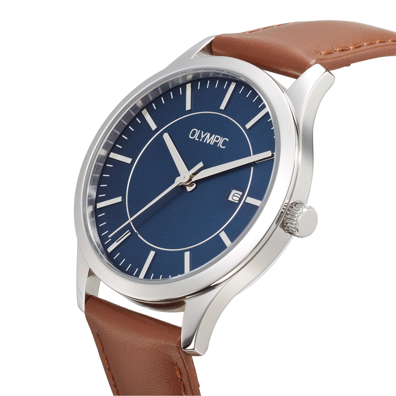 Olympic OL80HSL003 Damian Horloge Heren Staal 40mm
