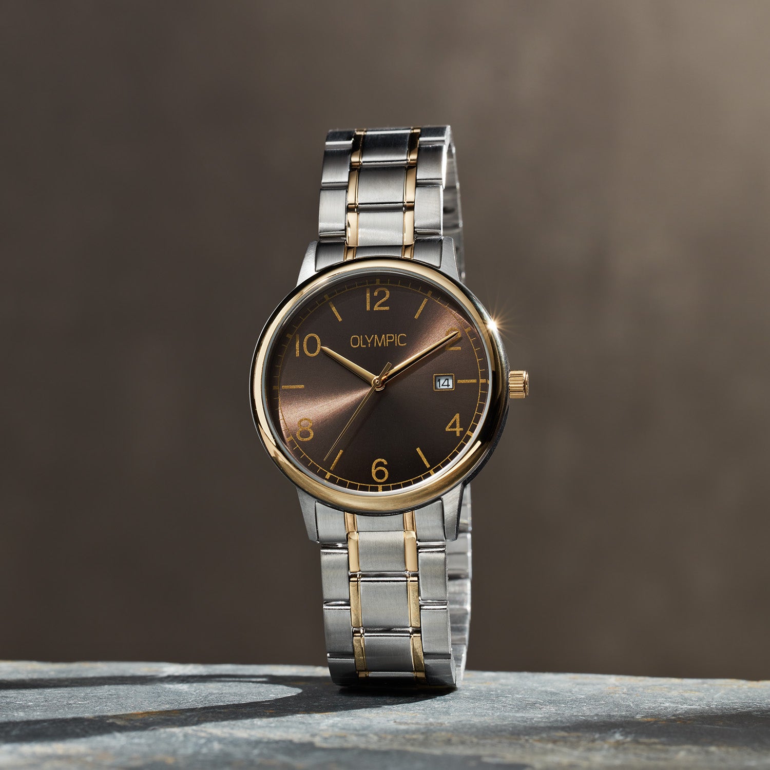 Olympic Horloge bruin - OL80HSS001B