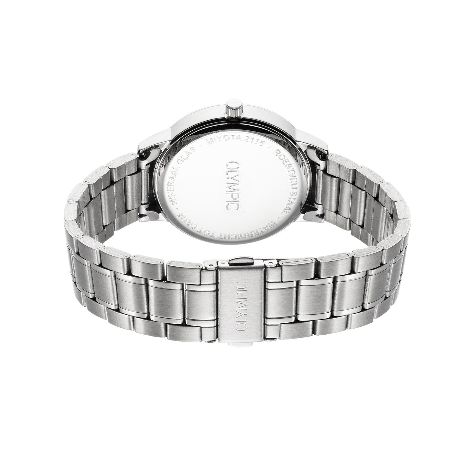 Olympic OL80HSS003 Henri Horloge Staal 37mm