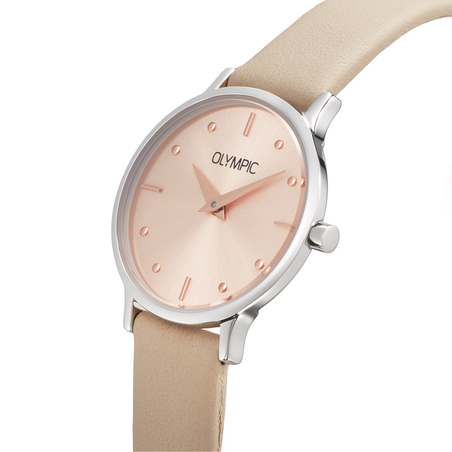 Olympic OL82DSL011B Lina Horloge Dames Staal 26mm