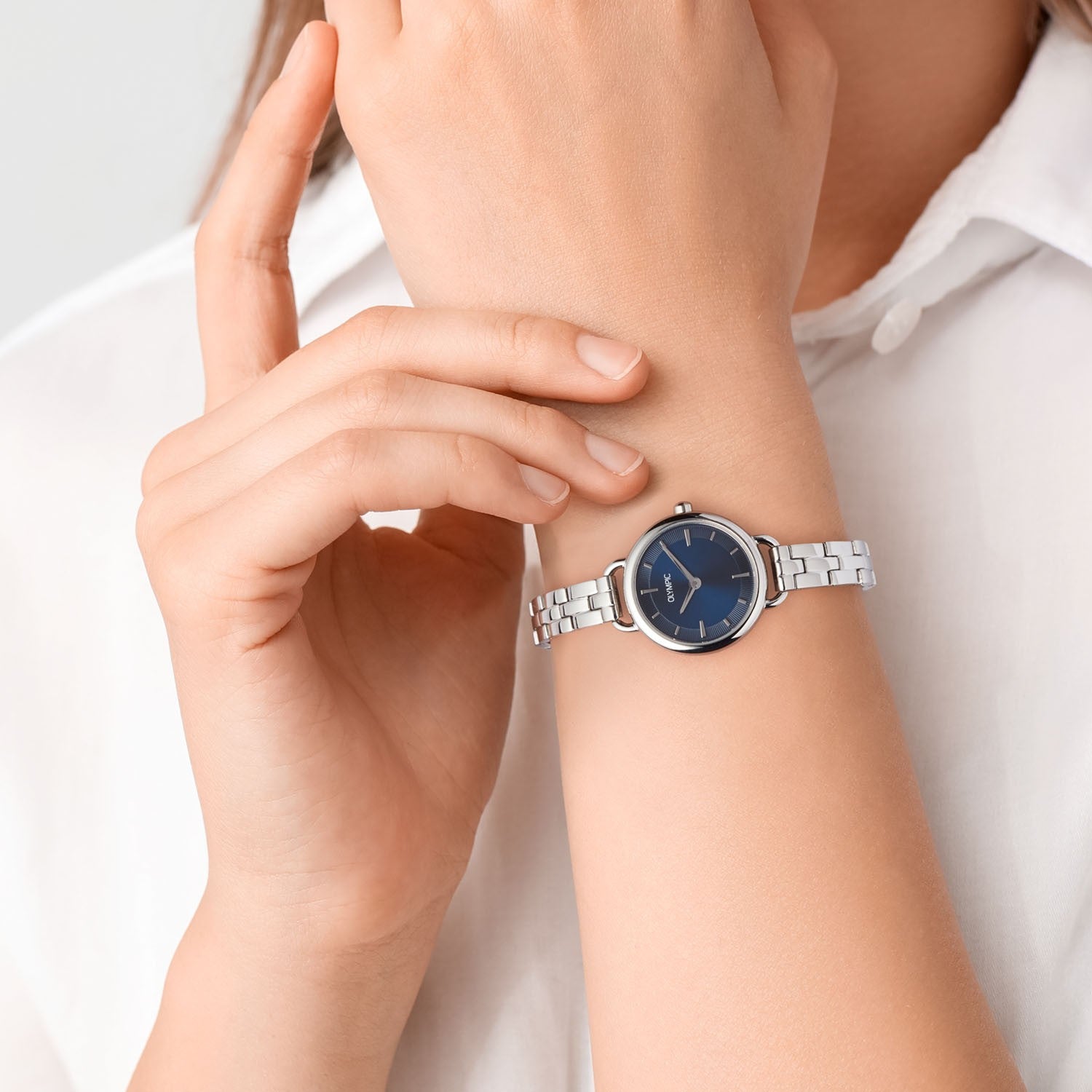 Olympic OL82DSS004 Tess Horloge Staal 26mm