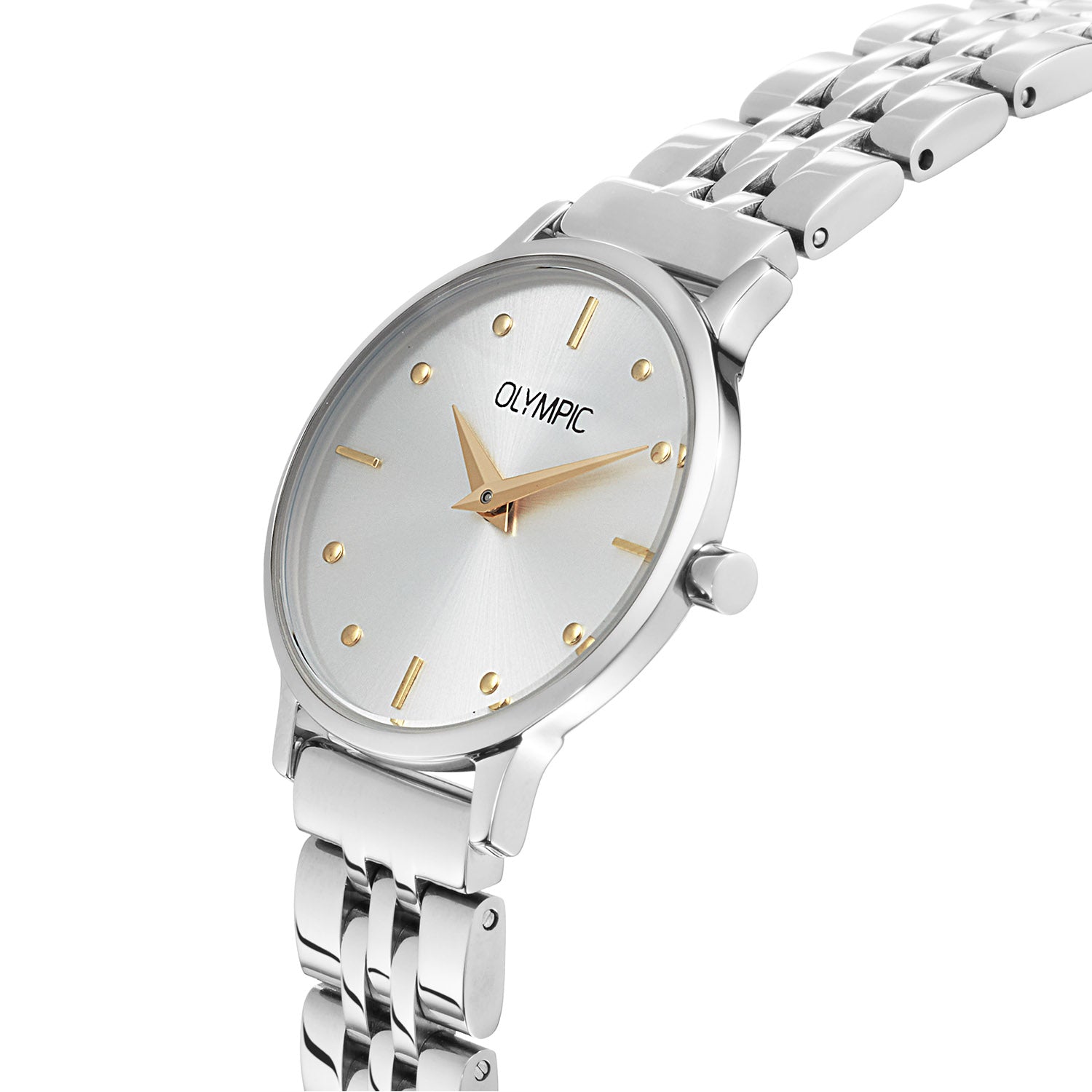 Olympic OL82DSS021B Lina Horloge Dames Staal 26mm