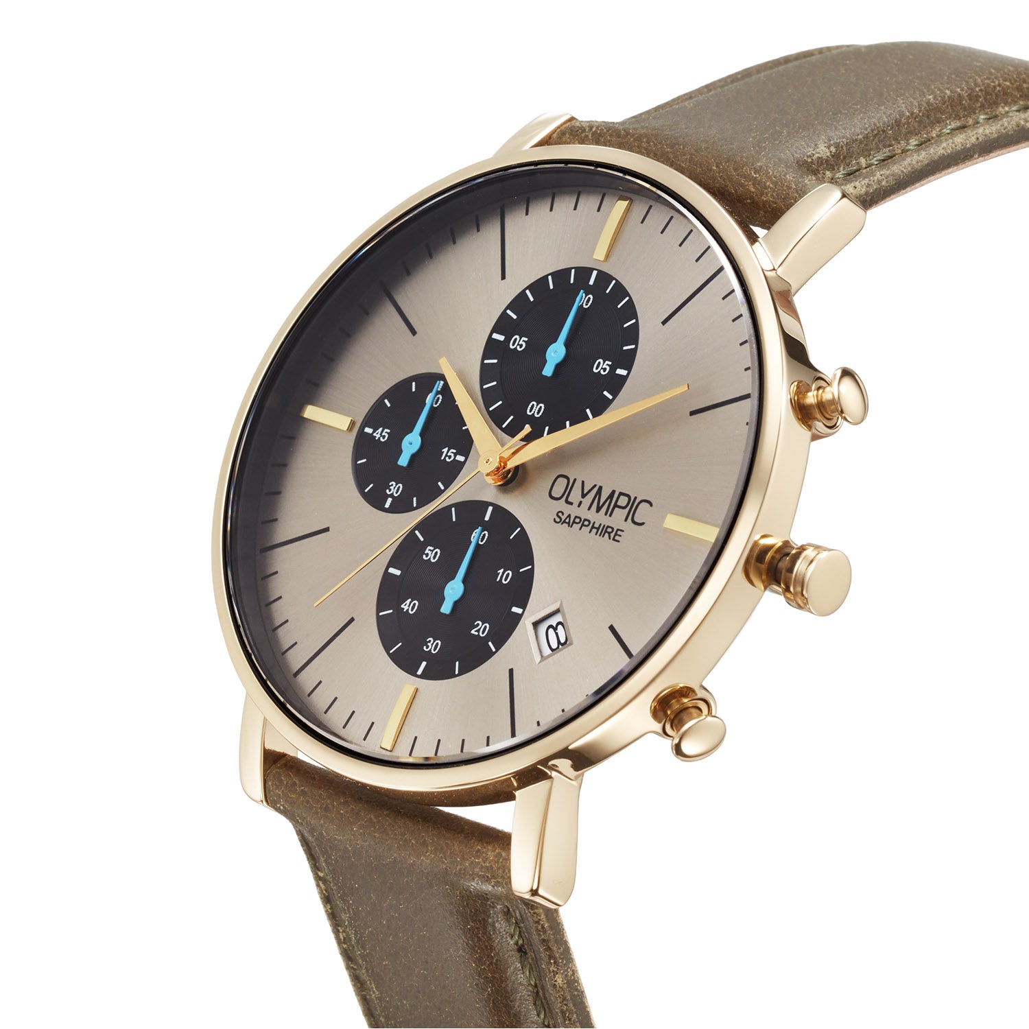 Olympic OL82HDL006 Tempus Horloge Heren Staal 40mm