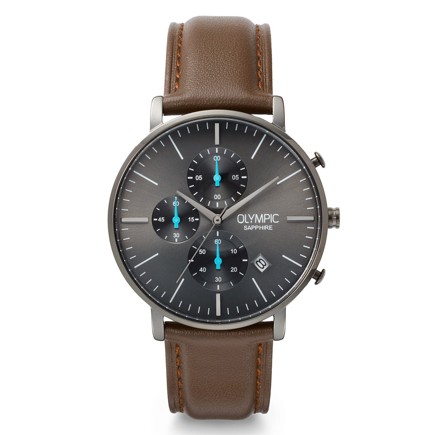 Olympic OL82HGL001 Tempus Horloge Heren Staal 40mm