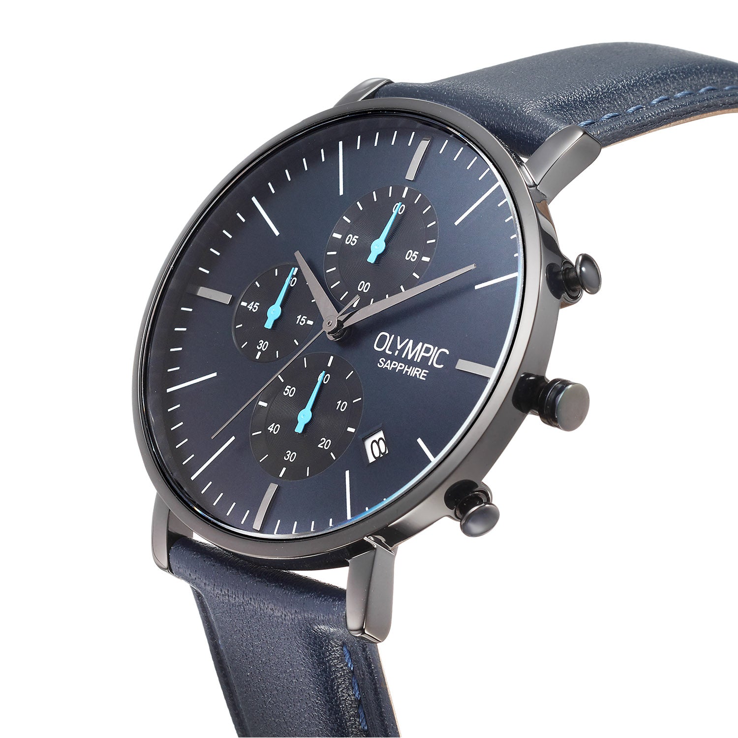 Olympic OL82HZL004 Tempus Horloge Heren Staal 40mm