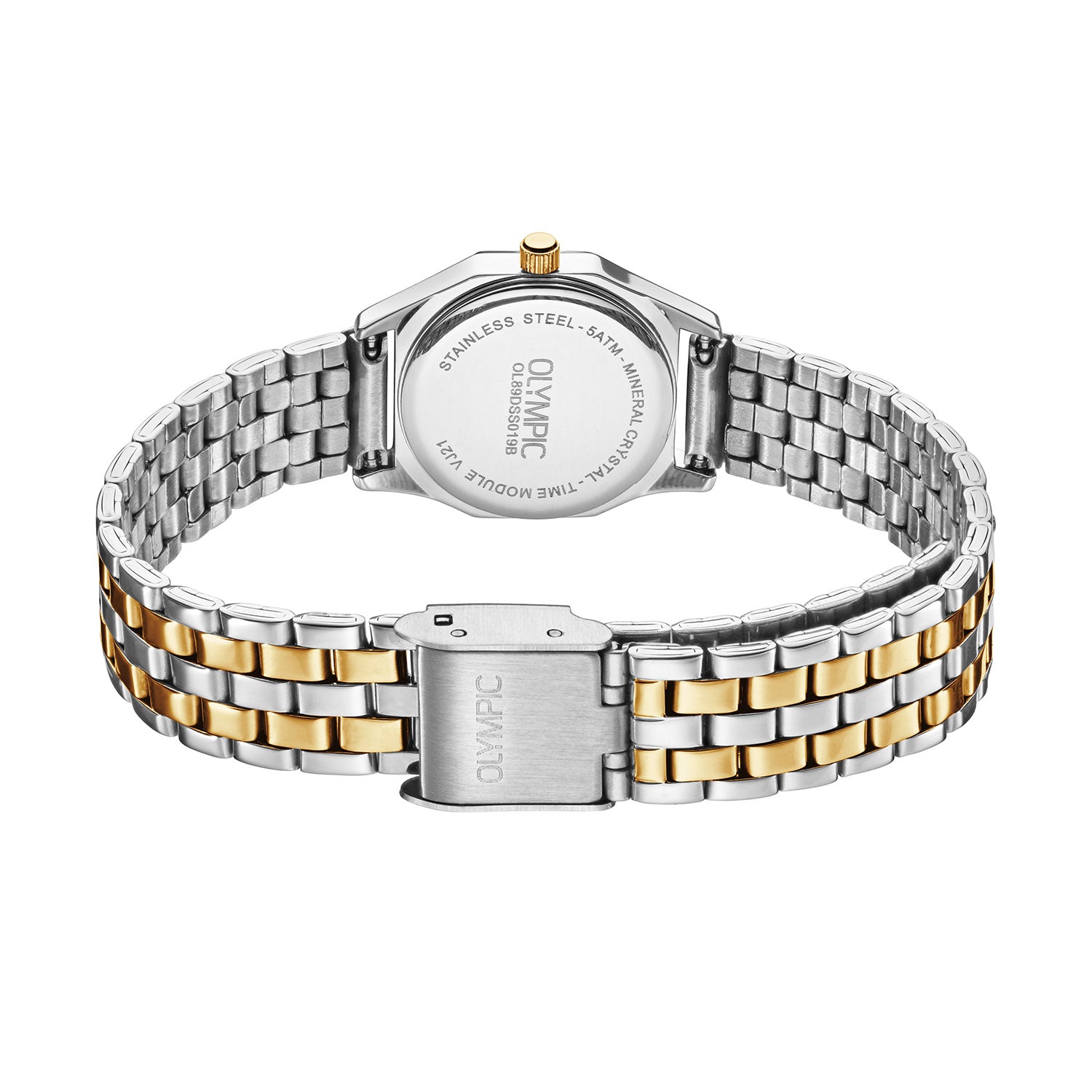 Olympic OL89DSS019B Dames Horloge 22mm