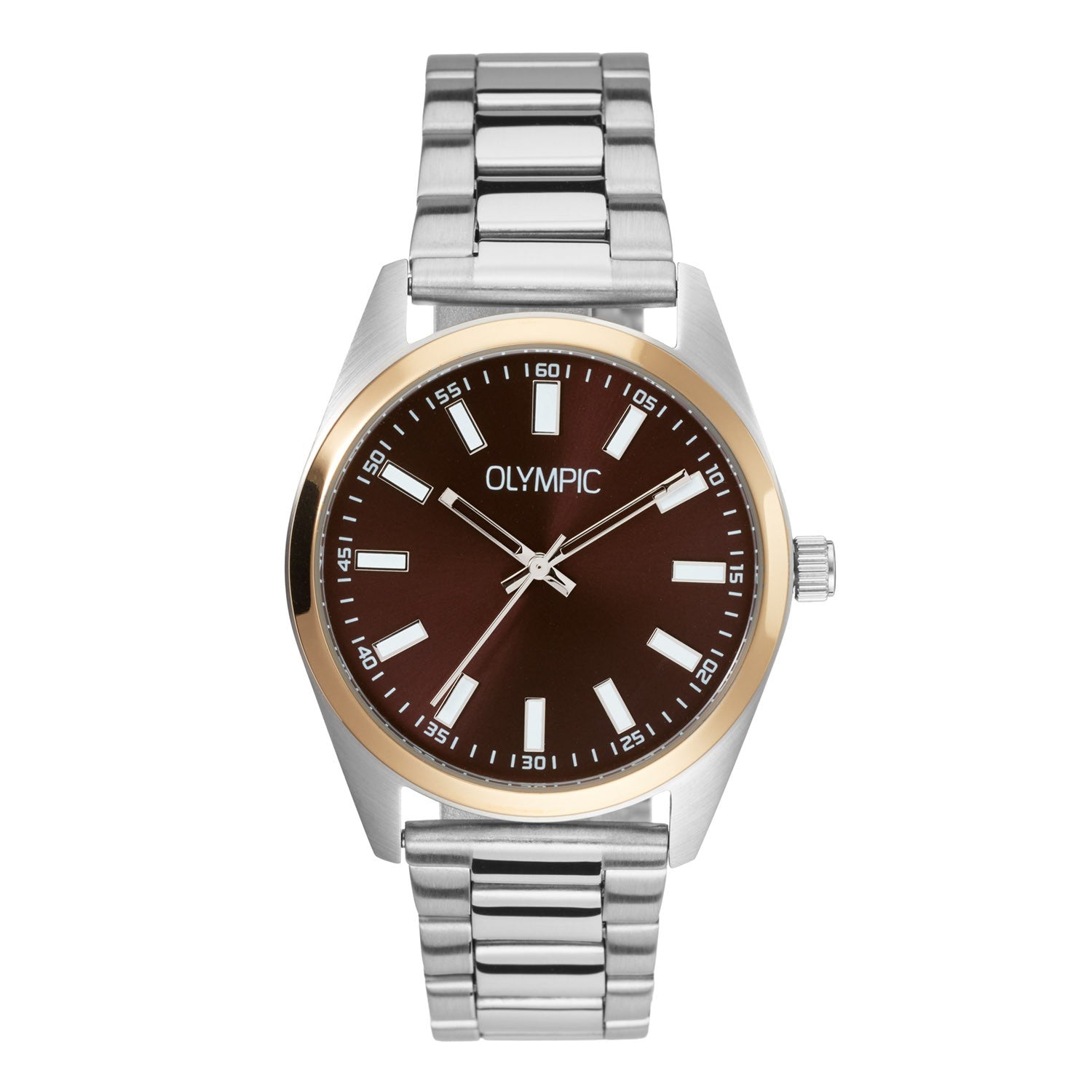 Olympic OL89HDS001B Marcel Horloge Staal 38mm