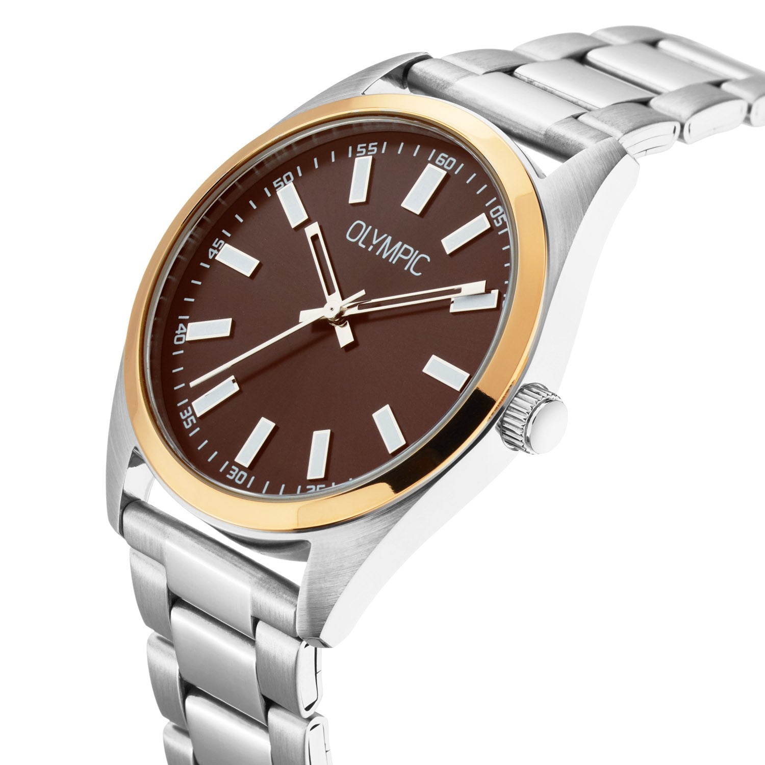 Olympic OL89HDS001B Marcel Horloge Staal 38mm