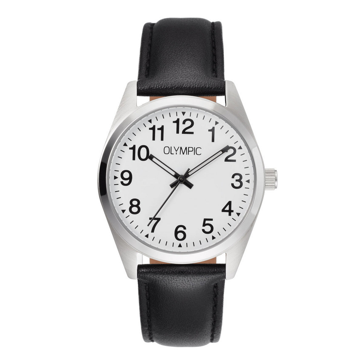 Olympic Horloge leer wit - OL89HSL061