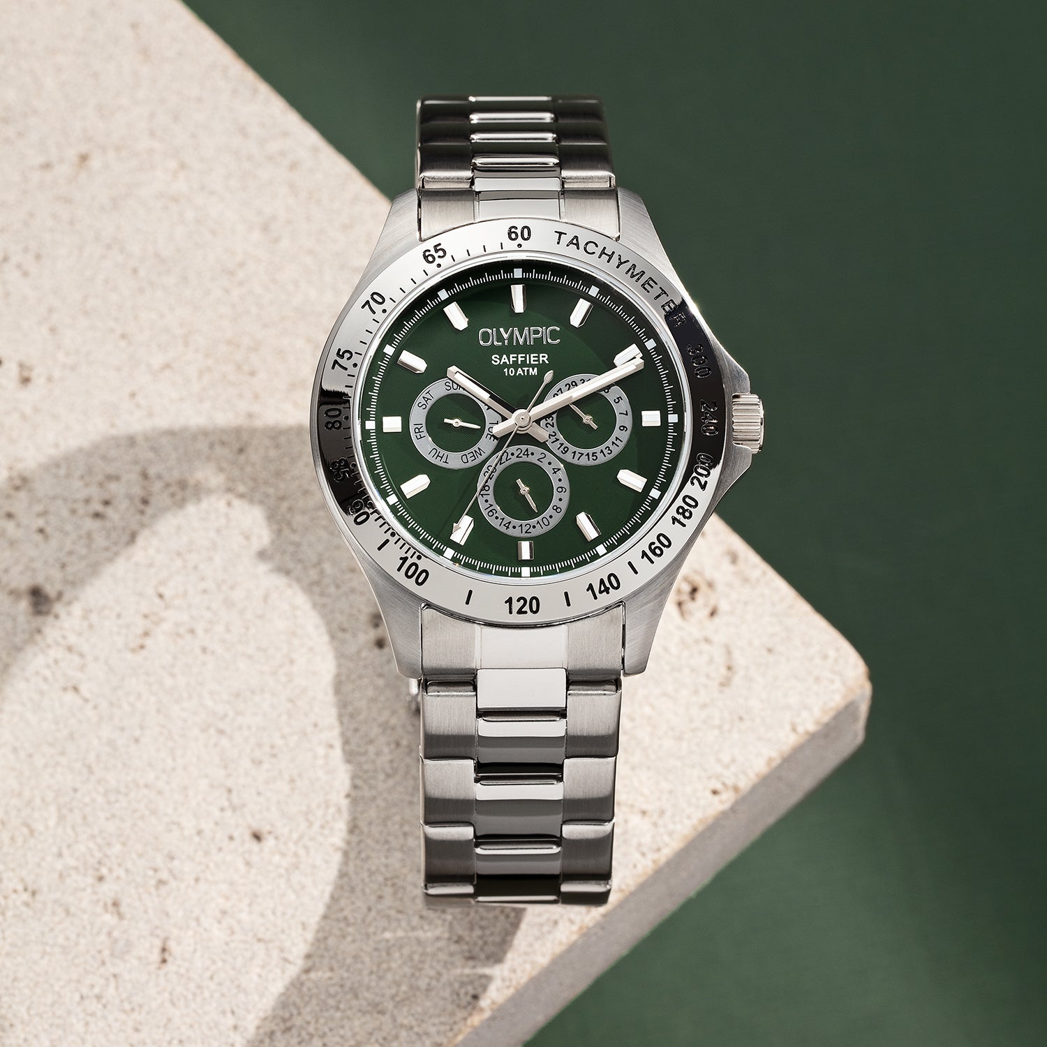 Olympic Horloge JEFFREY Groen - OL89HSS051