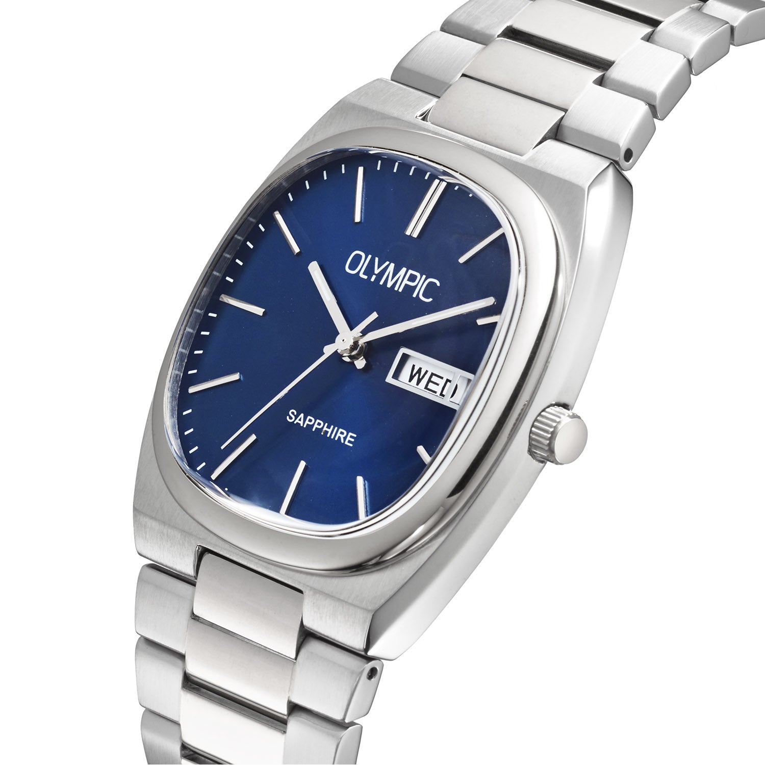 Olympic OL89HSS082 Revival Horloge Heren Staal 36mm