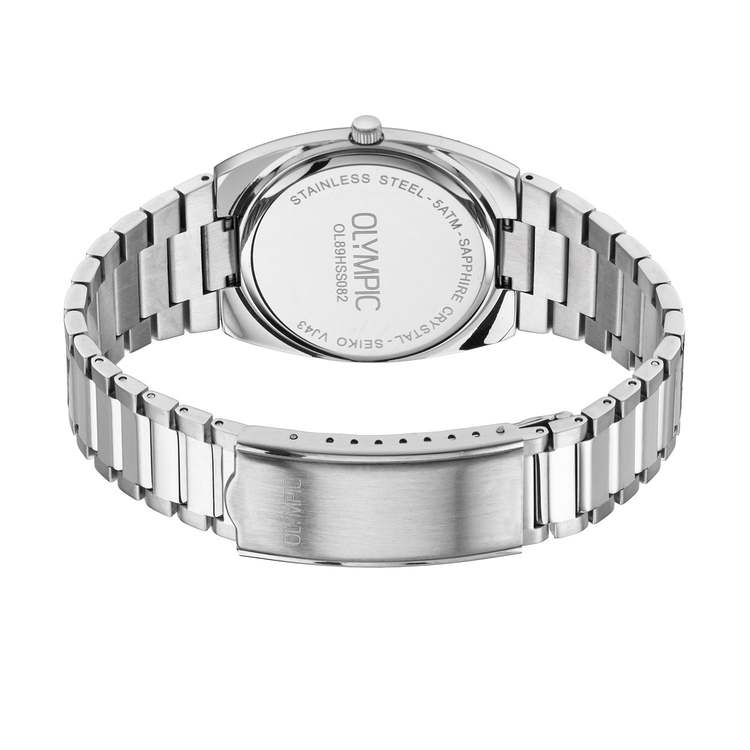 Olympic OL89HSS082 Revival Horloge Heren Staal 36mm