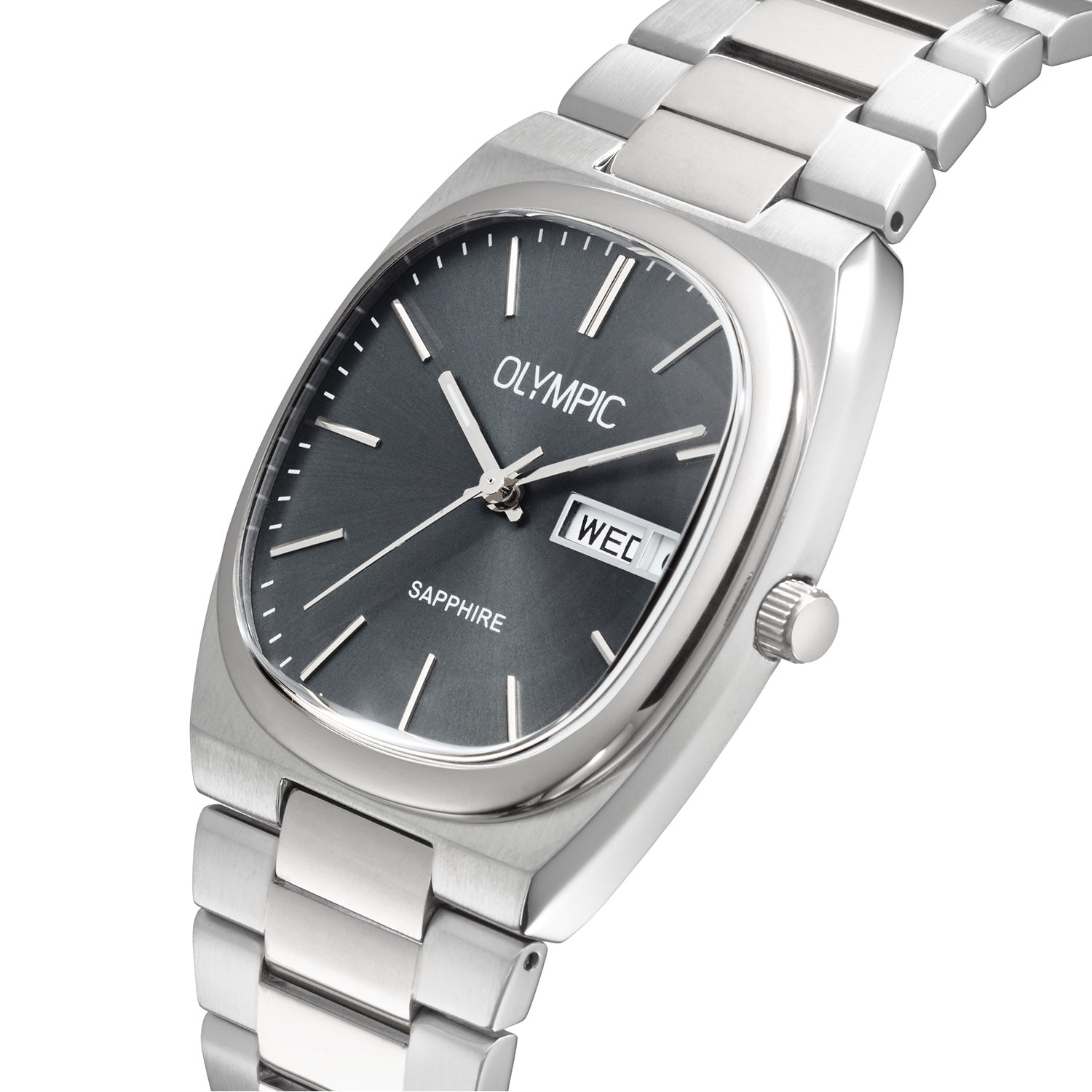 Olympic OL89HSS083 Revival Horloge Heren Staal 36mm